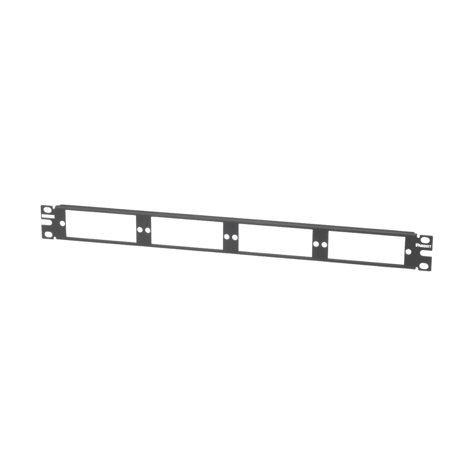 Patch Panel de Fibra Óptica, Para 4 Placas Acopladoras FAP o FMP, Color Negro, 1UR CFAPPBL1 - PANDUIT