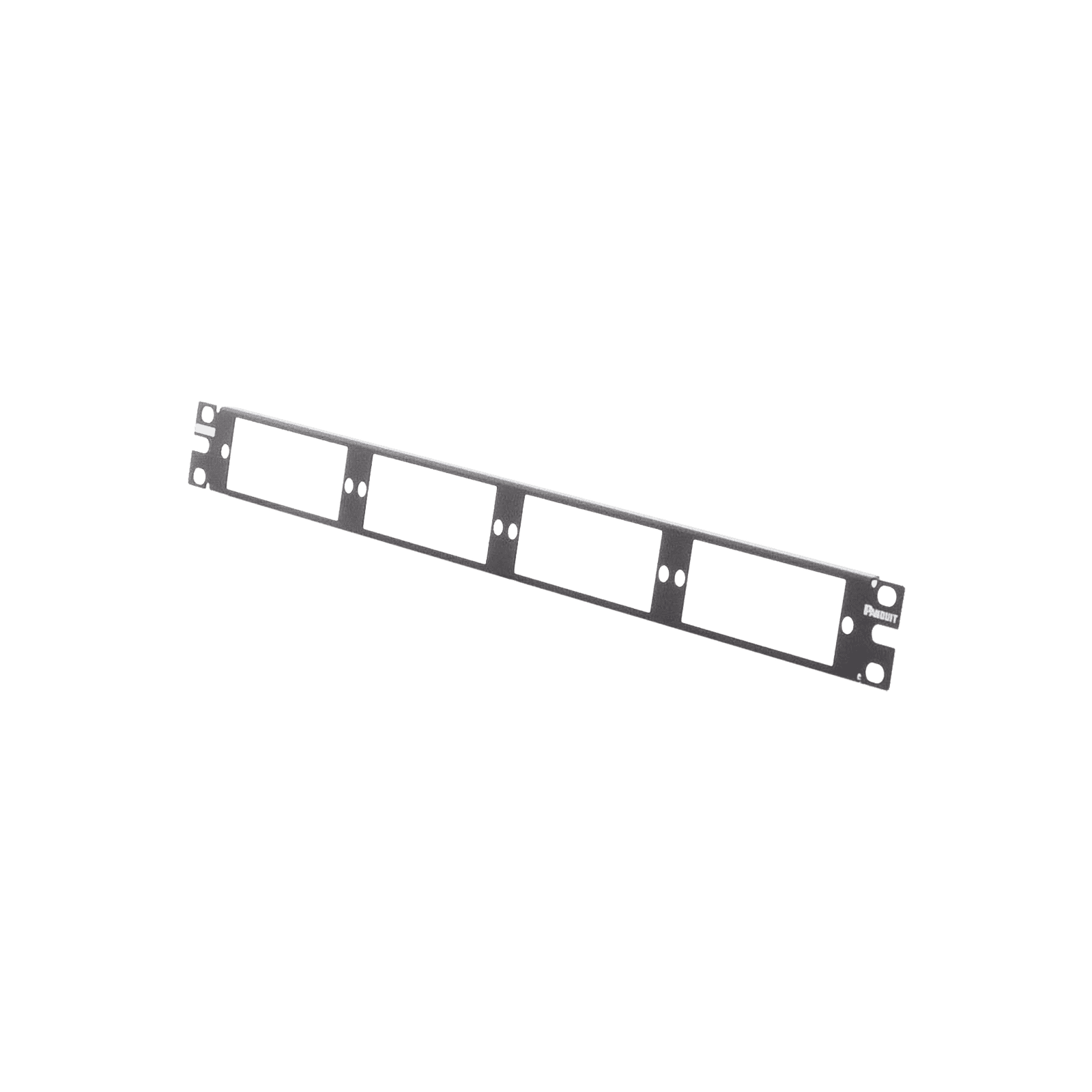Patch Panel de Fibra Óptica, Para 4 Placas Acopladoras FAP o FMP, Color Negro, 1UR CFAPPBL1 - PANDUIT