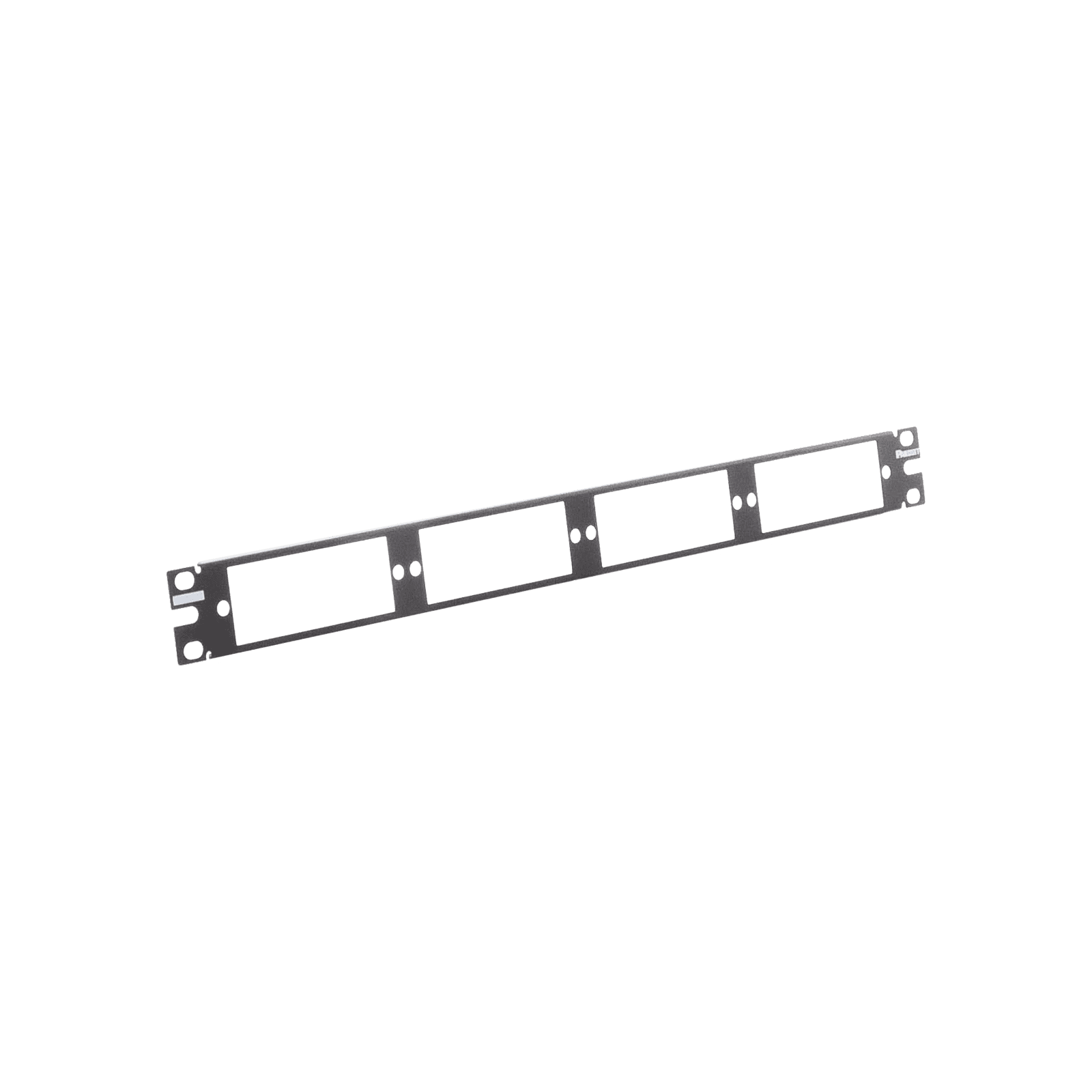 Patch Panel de Fibra Óptica, Para 4 Placas Acopladoras FAP o FMP, Color Negro, 1UR CFAPPBL1 - PANDUIT