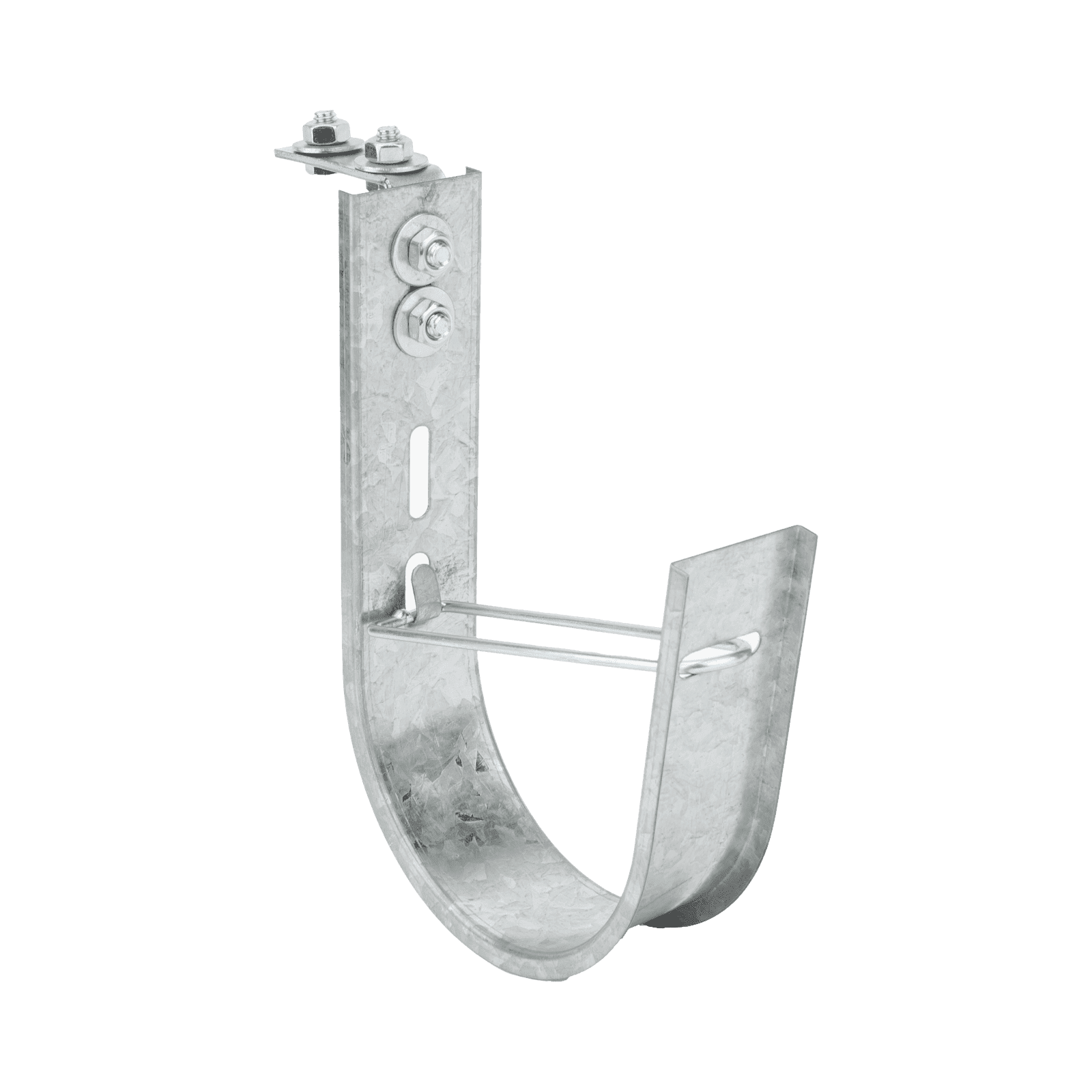 Soporte (Gancho) tipo J-Hook, hasta 115 cables Cat6, ideal para soportar cableado en los espacios de manipulación al aire, Para instalación en interior CH-J100-EZ - CHAROFIL