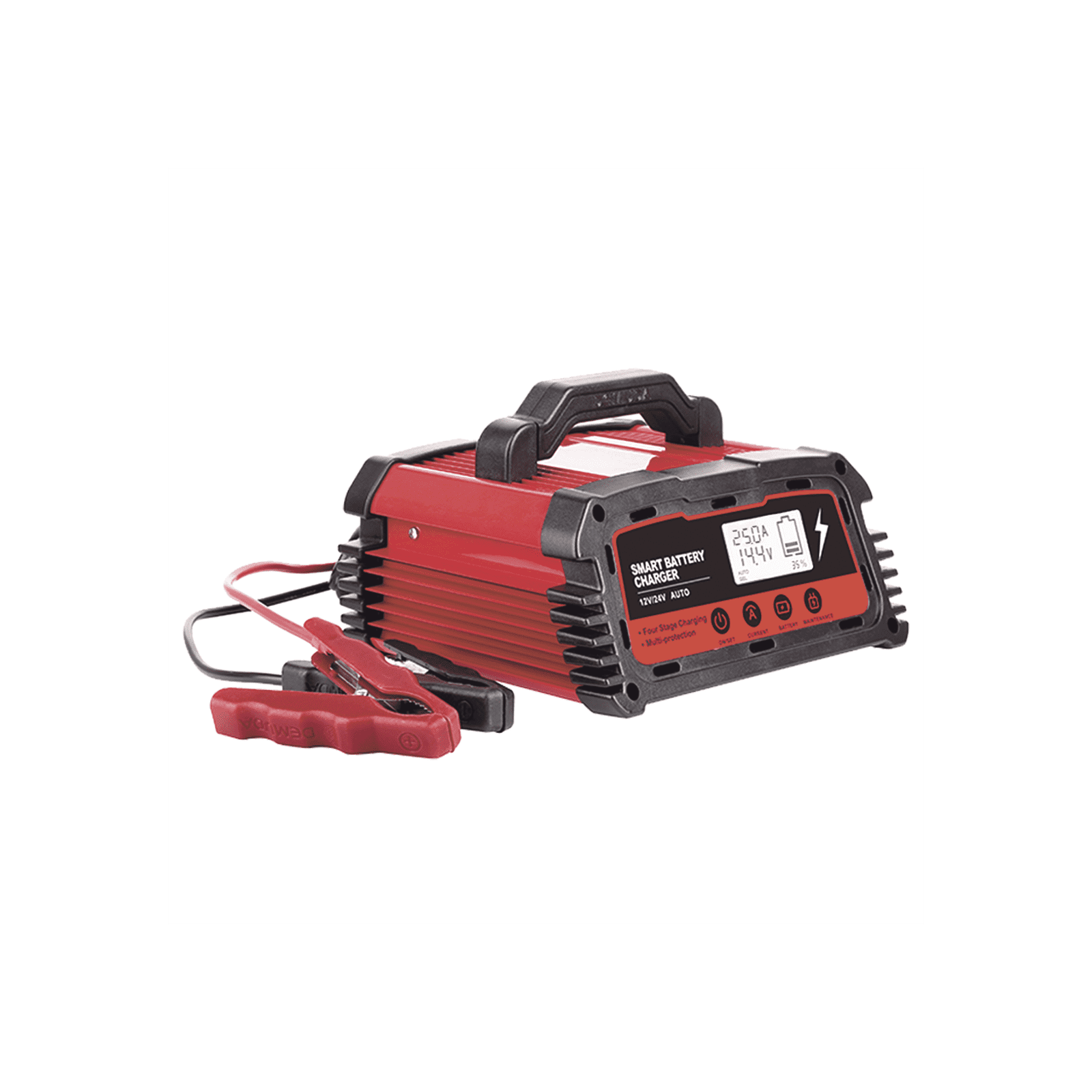 Cargador de Baterías / 12 o 24 Vcc / hasta 250 Ah / 25 A / Display LCD CHR-250 - EPCOM POWERLINE