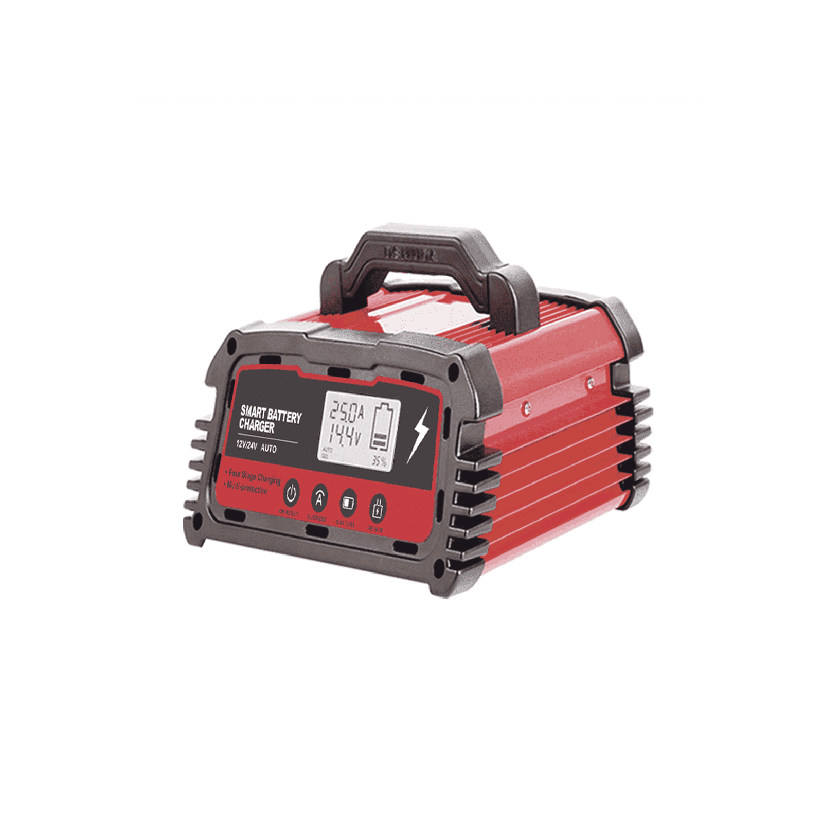 Cargador de Baterías / 12 o 24 Vcc / hasta 250 Ah / 25 A / Display LCD CHR-250 - EPCOM POWERLINE