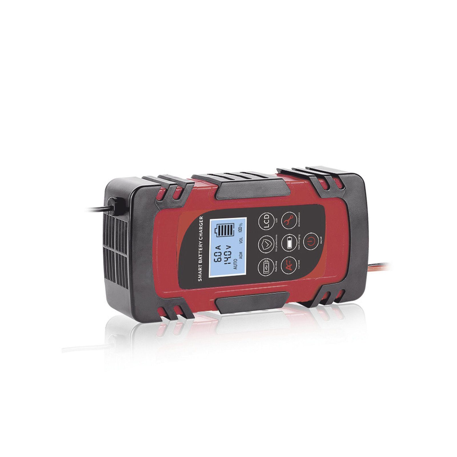 Cargador de Baterías / 12 o 24 Vcc / hasta 40 Ah / 2, 4 o 6 A / Display LCD CHR-80 - EPCOM POWERLINE