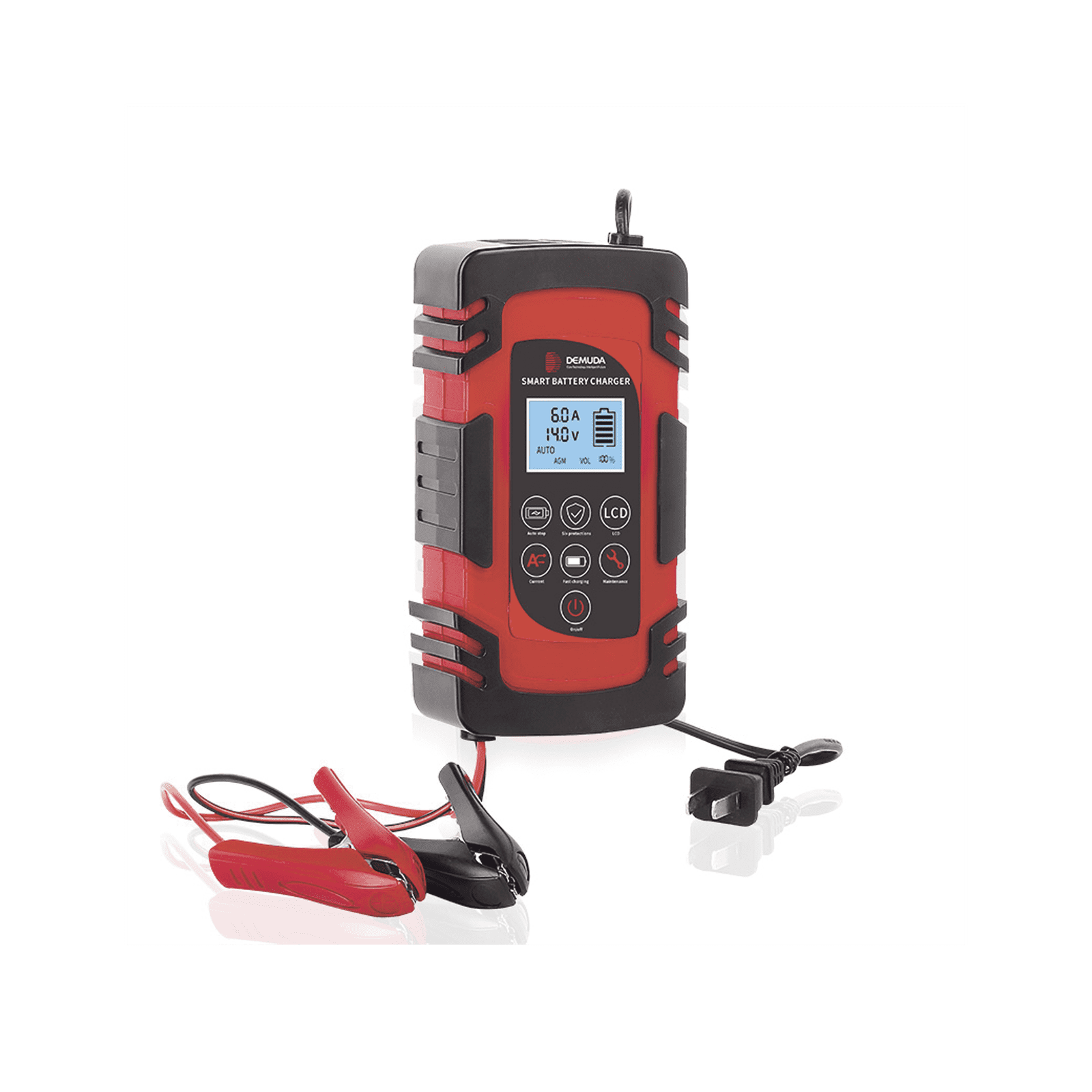 Cargador de Baterías / 12 o 24 Vcc / hasta 40 Ah / 2, 4 o 6 A / Display LCD CHR-80 - EPCOM POWERLINE