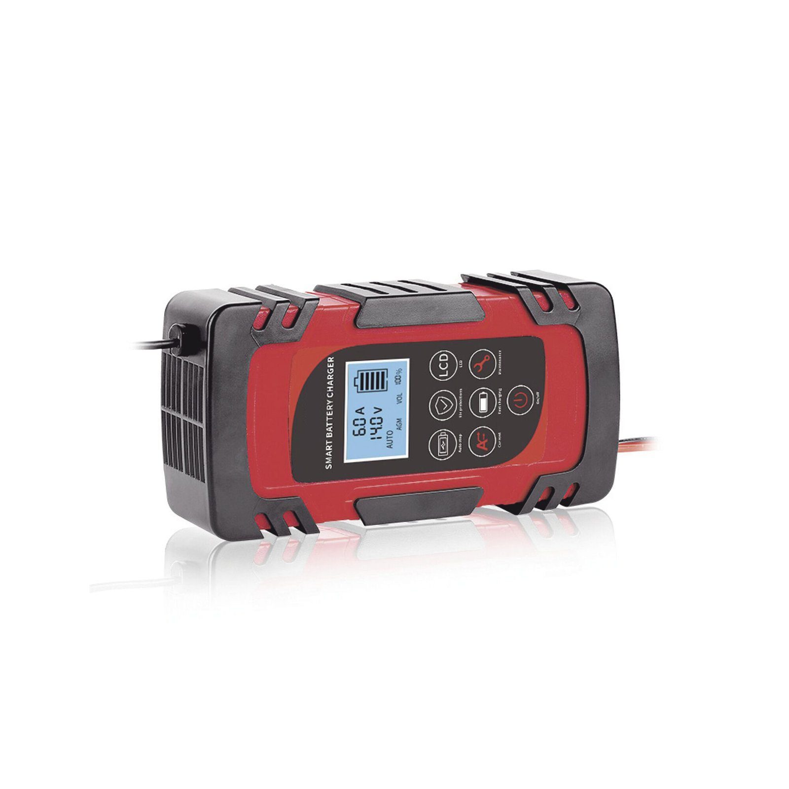 Cargador de Baterías / 12 o 24 Vcc / hasta 40 Ah / 2, 4 o 6 A / Display LCD CHR-80 - EPCOM POWERLINE