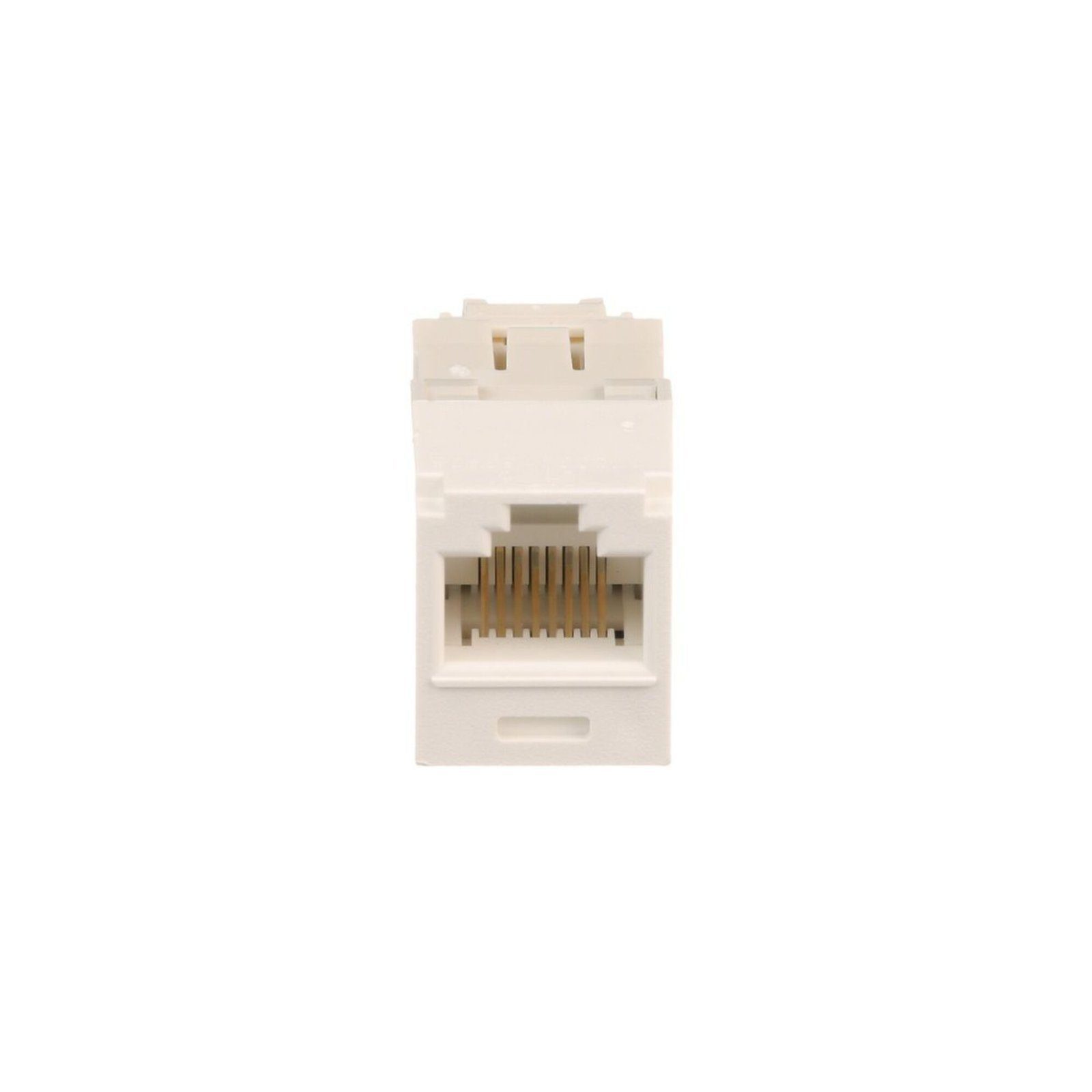 Conector Jack RJ45 Estilo TG, Mini-Com, Categoría 6, de 8 posiciones y 8 cables, Color Blanco Ártico CJ688TGAW - PANDUIT