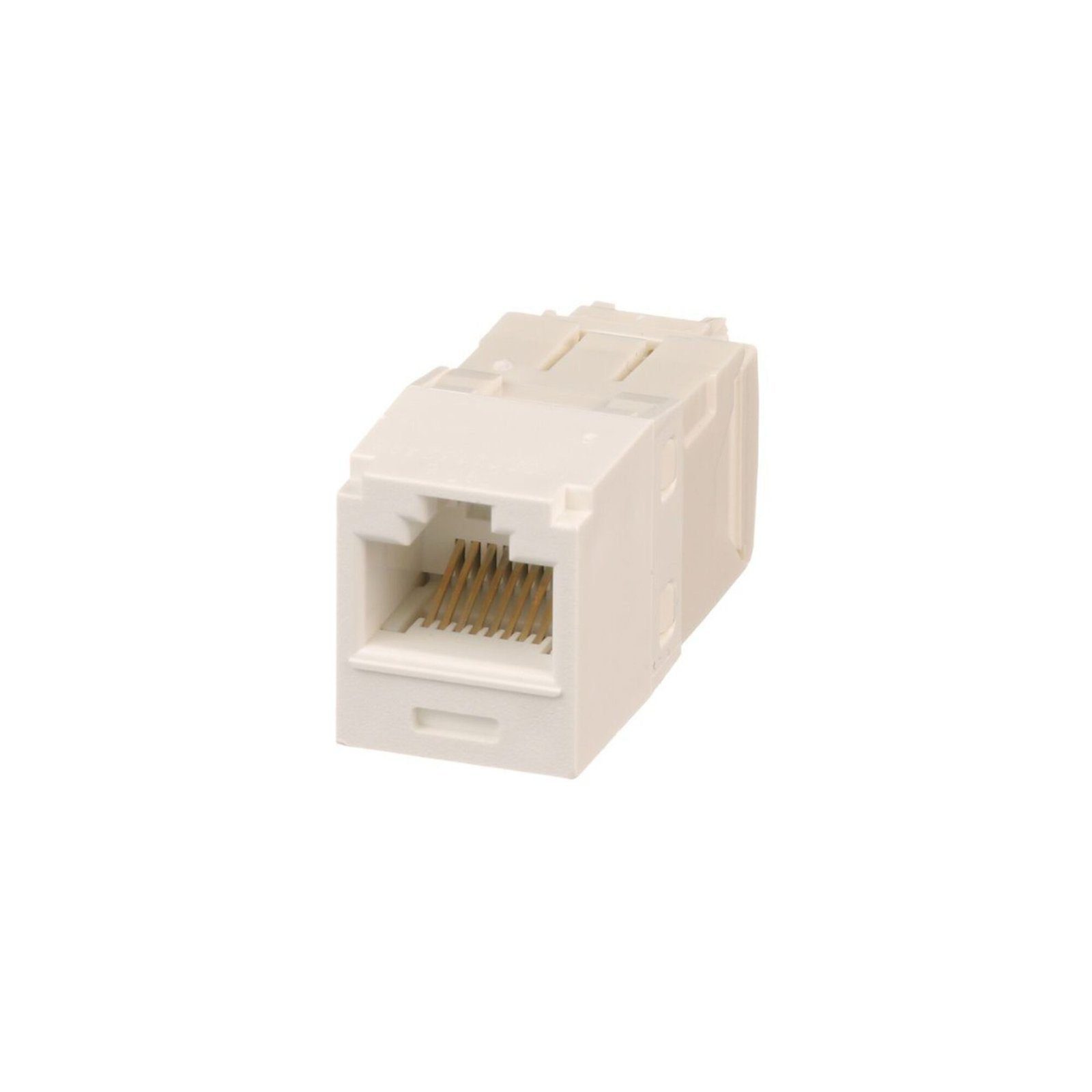 Conector Jack RJ45 Estilo TG, Mini-Com, Categoría 6, de 8 posiciones y 8 cables, Color Blanco Ártico CJ688TGAW - PANDUIT