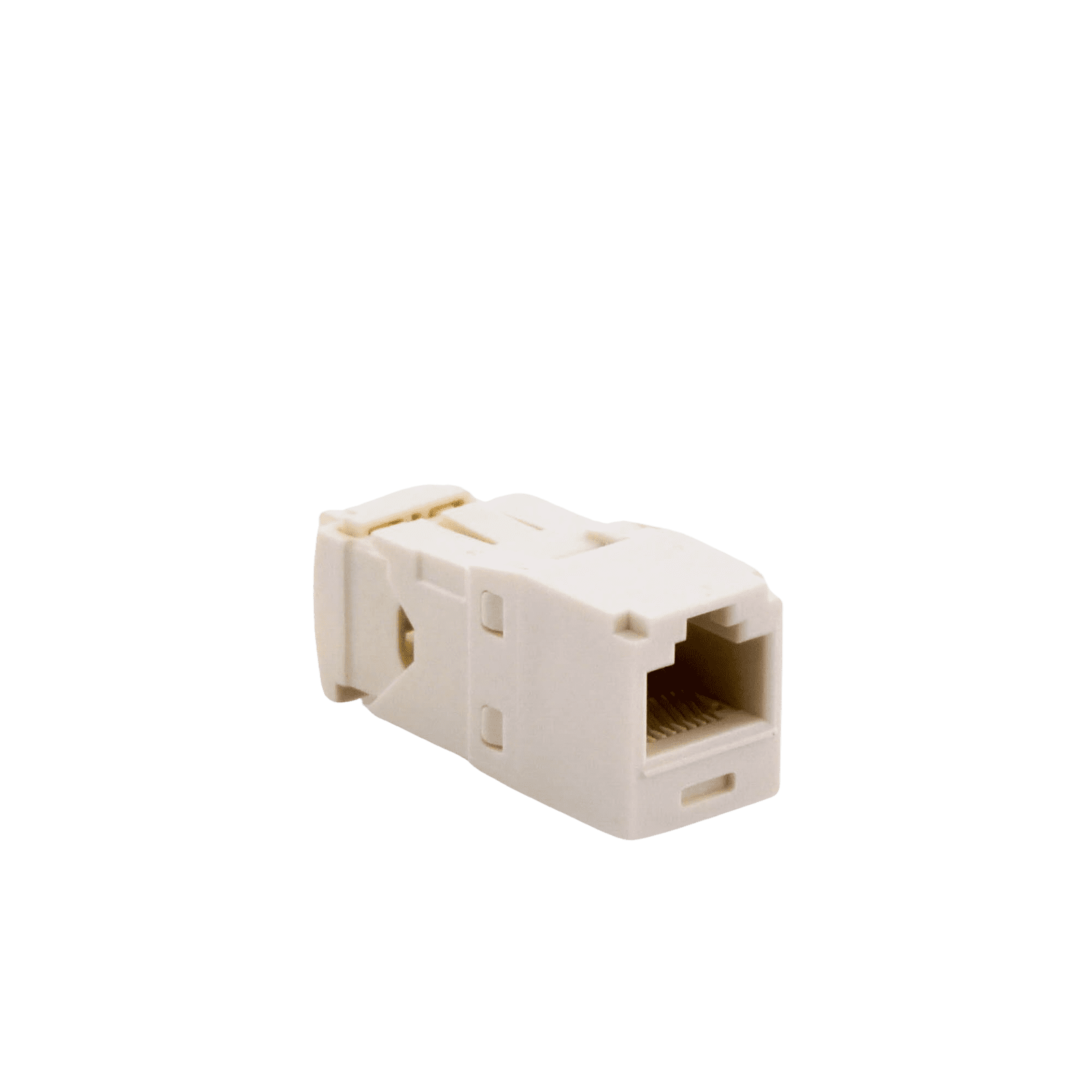Conector Jack RJ45 Estilo TG, Mini-Com, Categoría 6, de 8 posiciones y 8 cables, Color Blanco Mate CJ688TGIW - PANDUIT