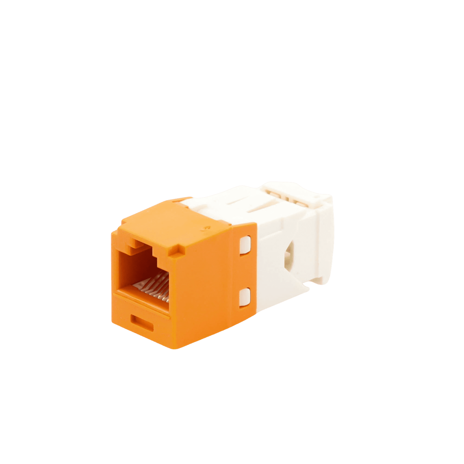 Conector Jack RJ45 Estilo TG, Mini-Com, Categoría 6, de 8 posiciones y 8 cables, Color Naranja CJ688TGOR - PANDUIT
