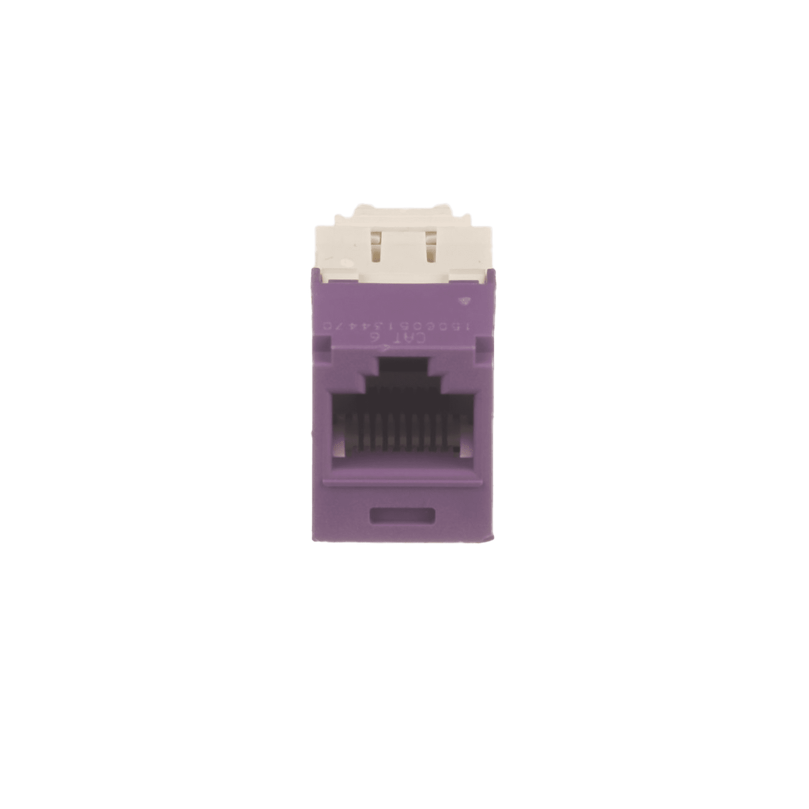 Conector Jack RJ45 Estilo TG, Mini-Com, Categoría 6, de 8 posiciones y 8 cables, Color Violeta CJ688TGVL - PANDUIT