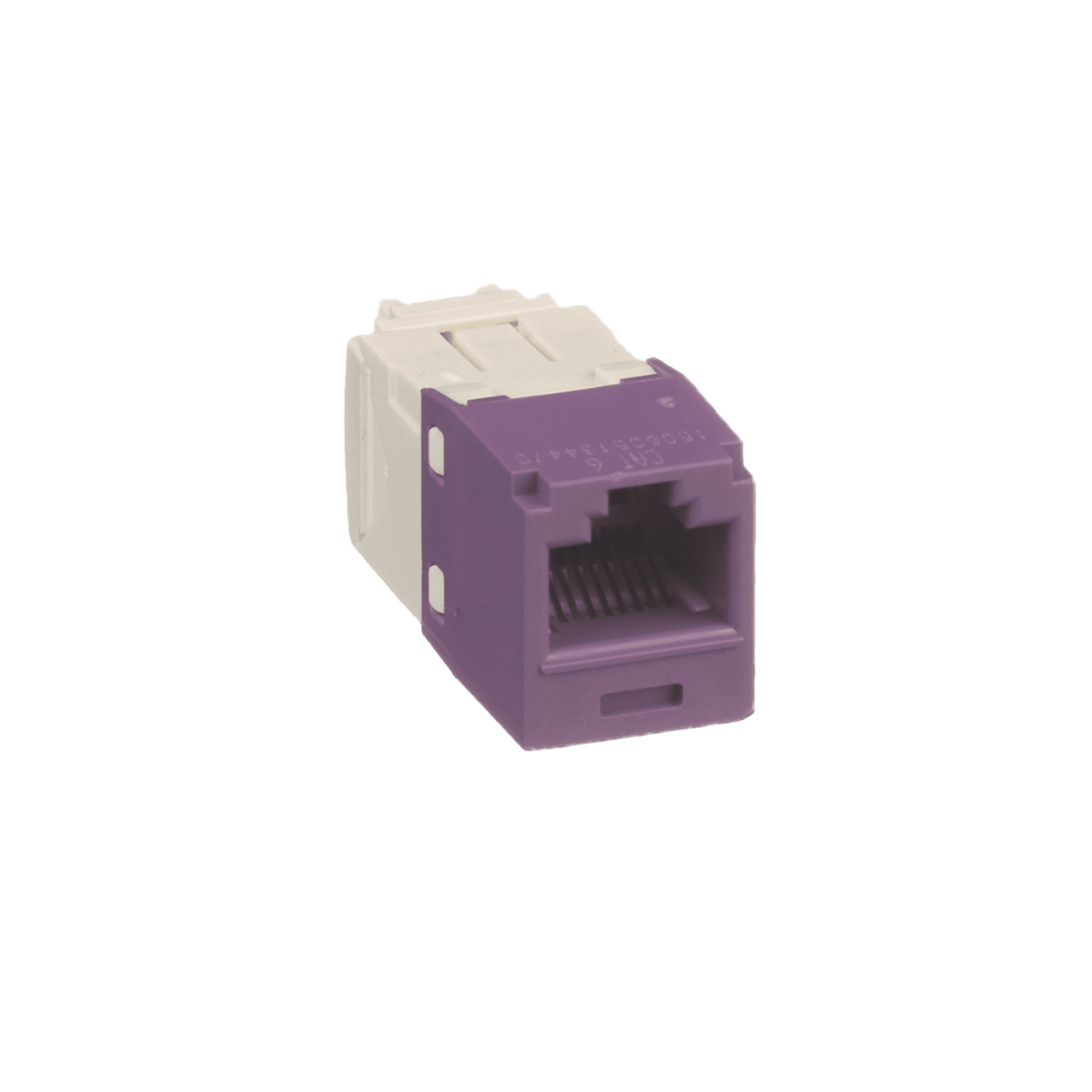 Conector Jack RJ45 Estilo TG, Mini-Com, Categoría 6, de 8 posiciones y 8 cables, Color Violeta CJ688TGVL - PANDUIT