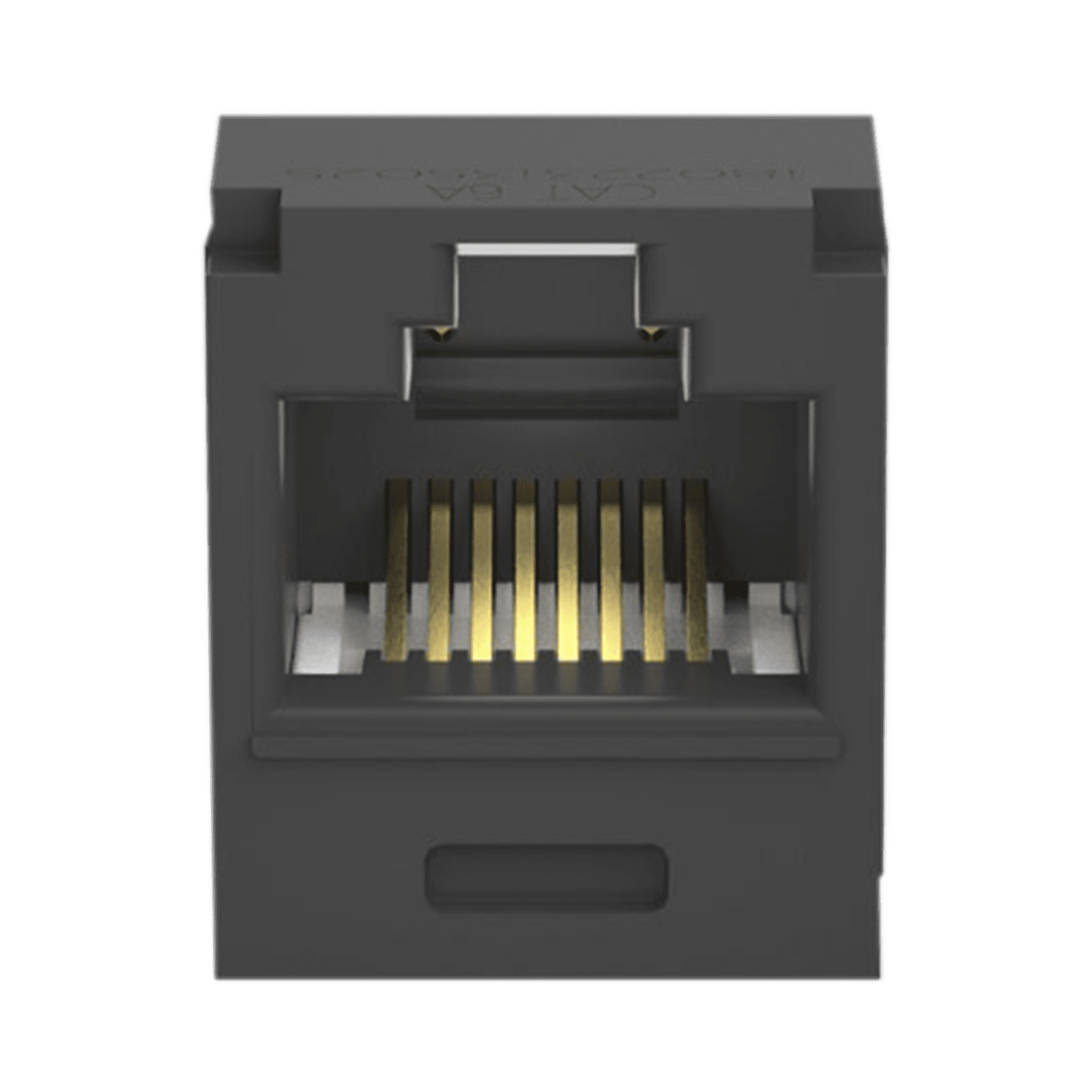 Conector Jack RJ45 Estilo TG, Mini-Com, Categoría 6A, de 8 posiciones y 8 cables, Color Negro CJ6X88TGBL - PANDUIT