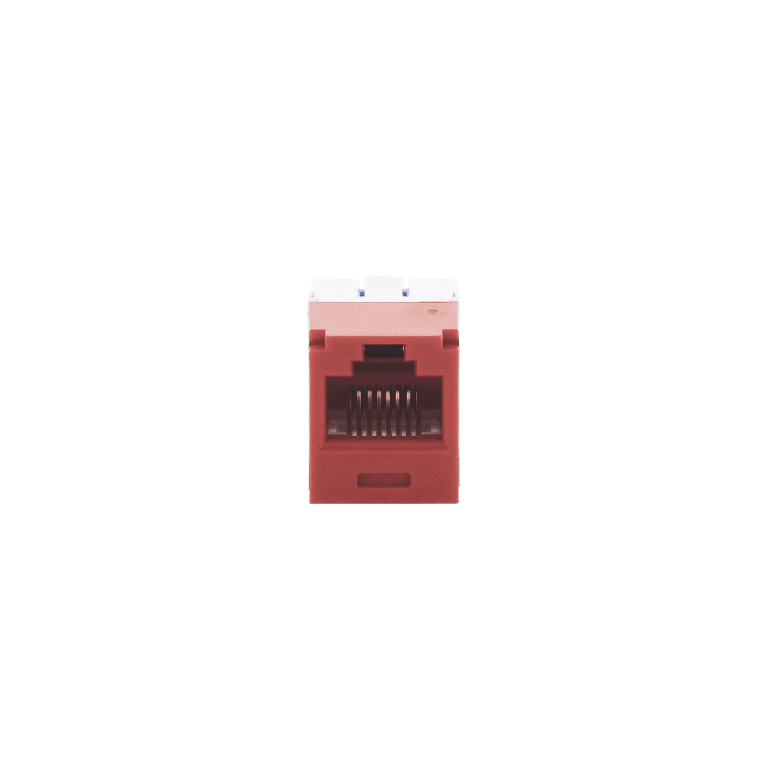 Conector Jack RJ45 Estilo TG, Mini-Com, Categoría 6A, de 8 posiciones y 8 cables, Color Rojo CJ6X88TGRD - PANDUIT
