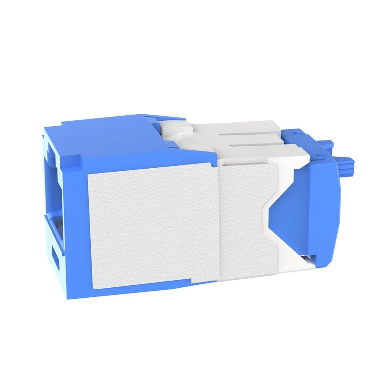 Conector Jack RJ45 Estilo TG, Mini-Com, Categoría 6A, Con Gel Resistente a la Corrosión, de 8 posiciones y 8 cables, Color Azul CJE6X88TGBU - PANDUIT