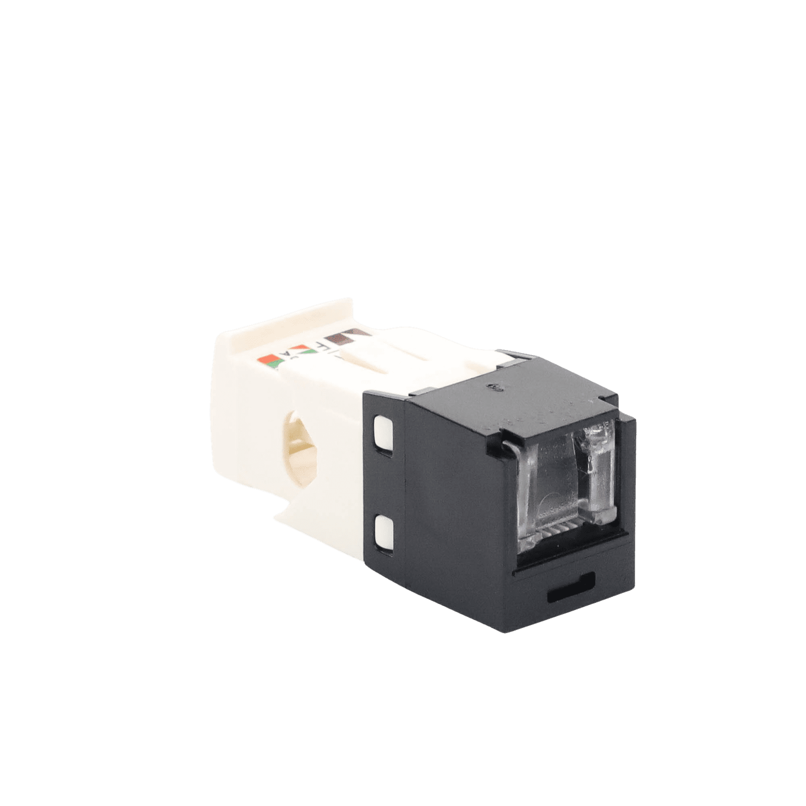Conector Jack RJ45 Estilo TG con Ventana, Mini-Com, Categoría 6, de 8 posiciones y 8 cables, Color Negro CJH688TGBL - PANDUIT