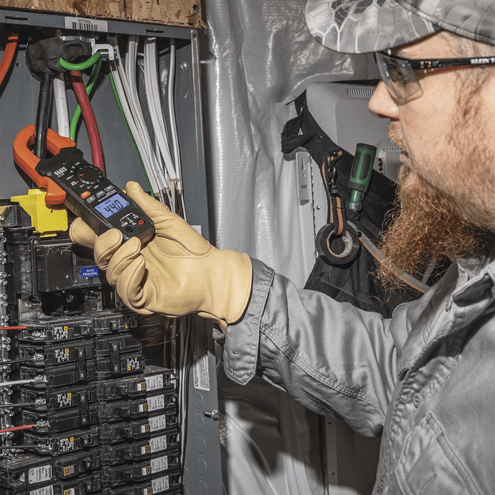 Amperímetro Digital de Gancho de Rango Automático de 400 A CA. CL-120 - KLEIN TOOLS