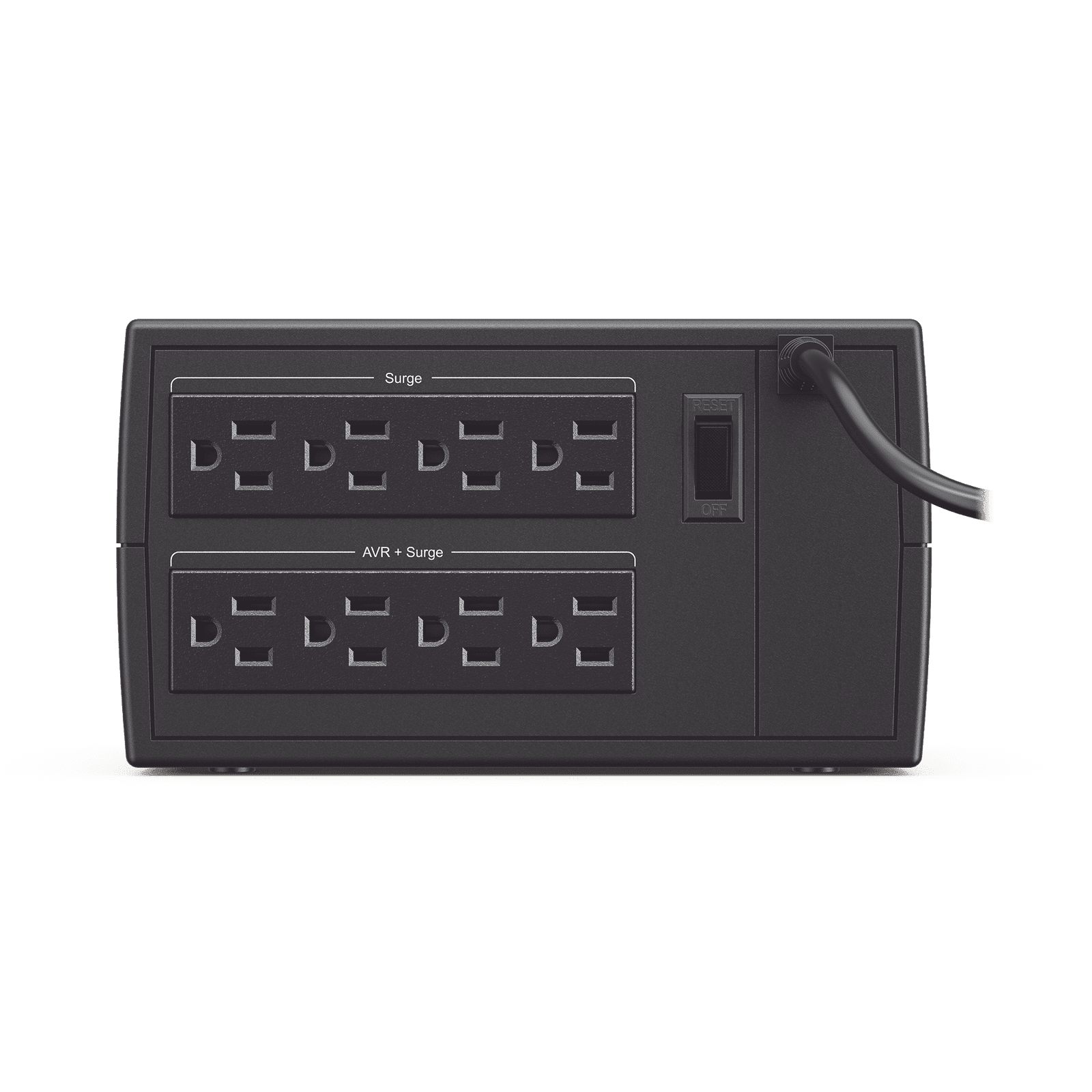 Regulador De Voltaje de 1500VA/750W, Entrada NEMA 5-15P, Con 8 Salidas NEMA 5-15R y Supresión de Picos a 245 Joules CL1500VR - CyberPower