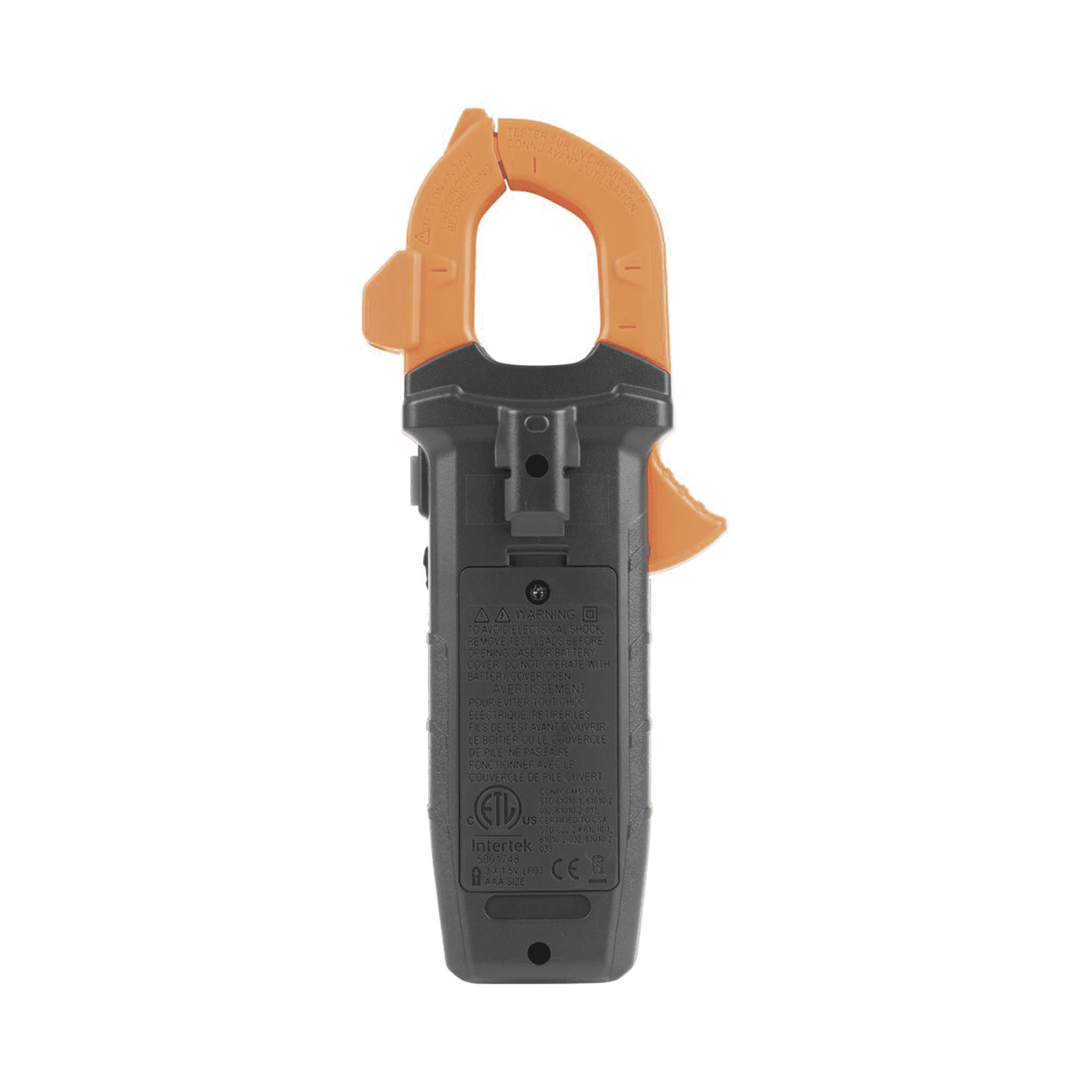 Amperímetro Digital de Gancho, Rango Automático de 400 A CA/CD. (MIDE CORRIENTE DIRECTA) CL-390 - KLEIN TOOLS