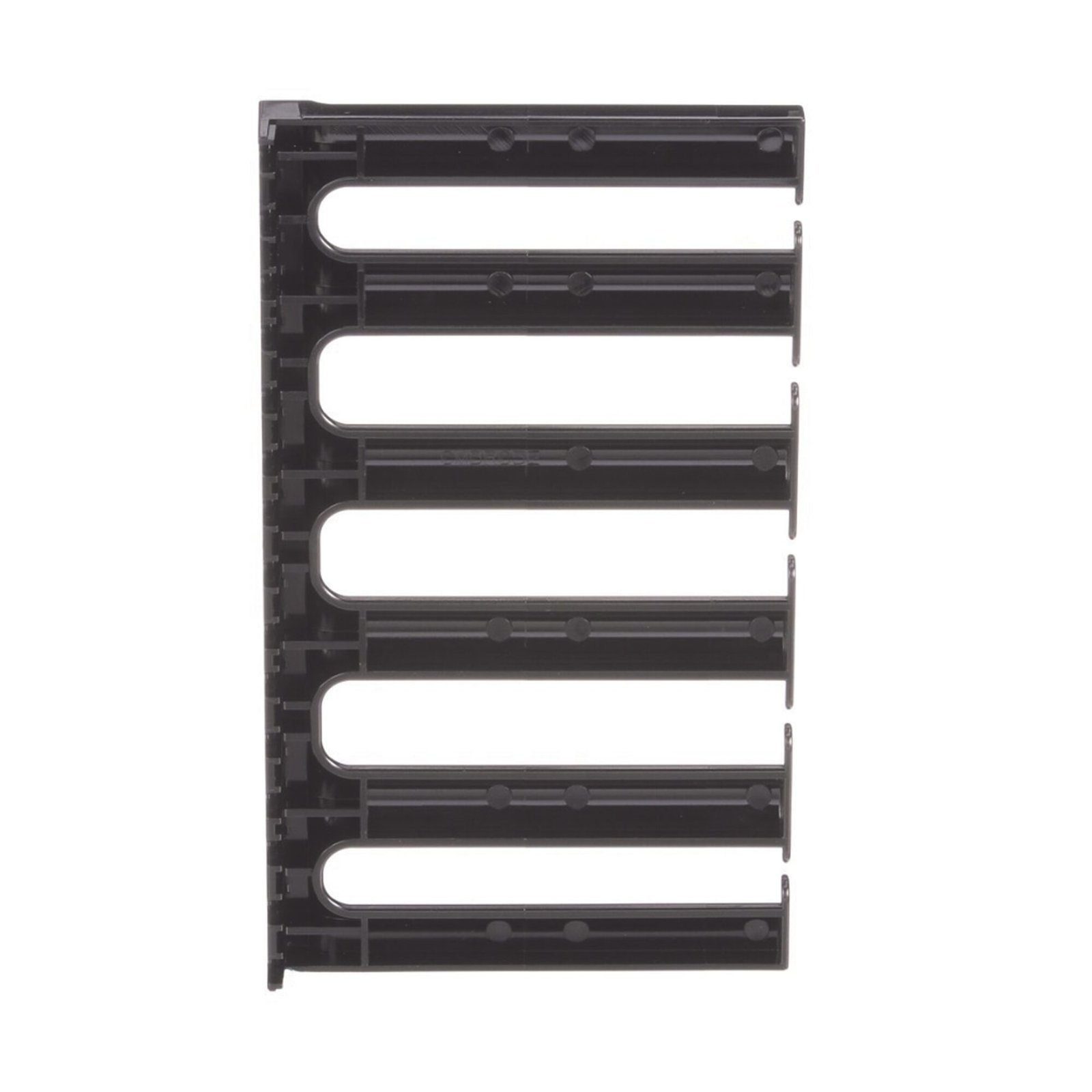 Dedos Administradores con Control de Radio de Curvatura, 5 in de Profundidad, 5 UR, Color Negro CMBRC5E - PANDUIT
