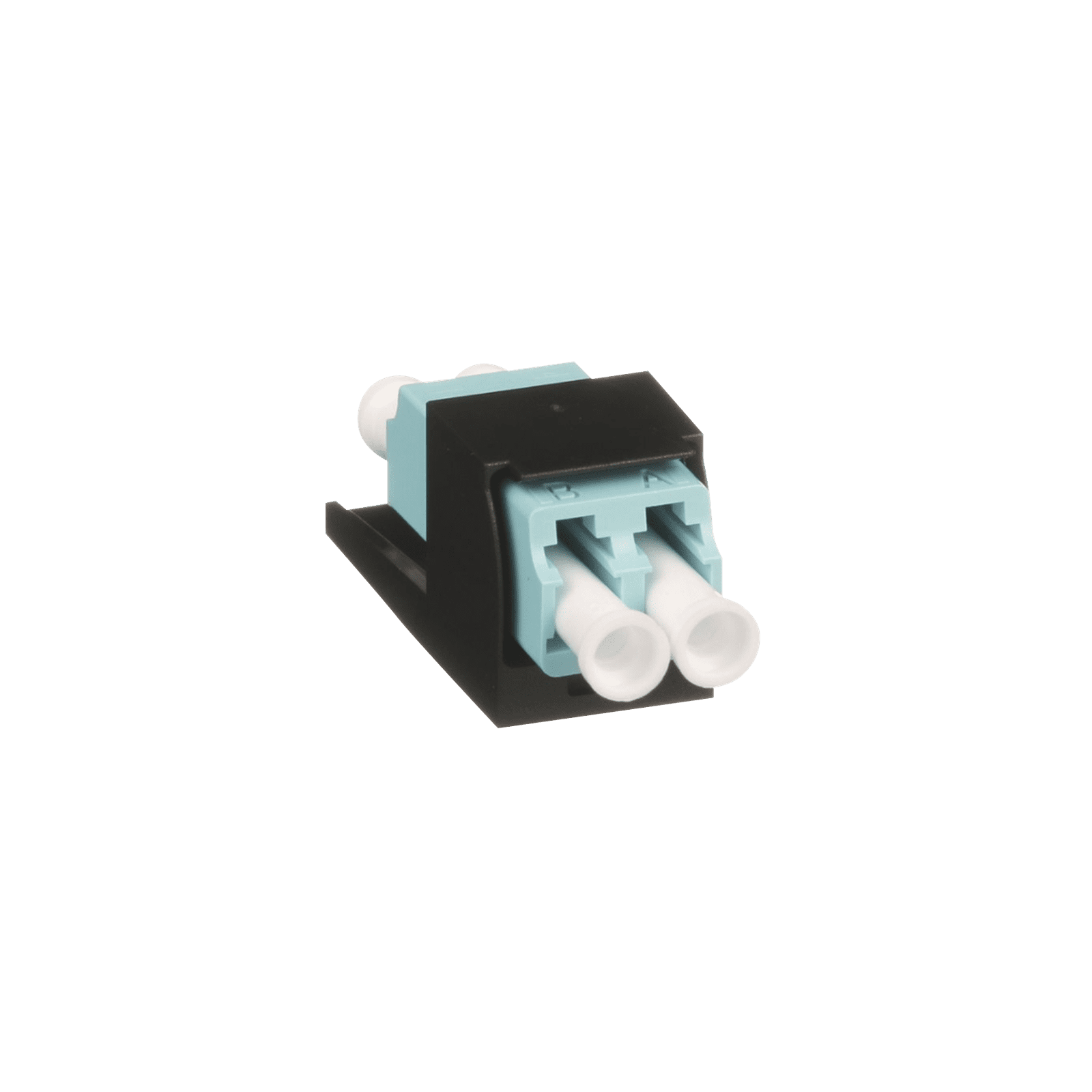 Módulo Acoplador LC Duplex, para Fibra Óptica Multimodo OM3/OM4, Tipo Mini-Com, Color Aqua CMDSAQLCZBL - PANDUIT