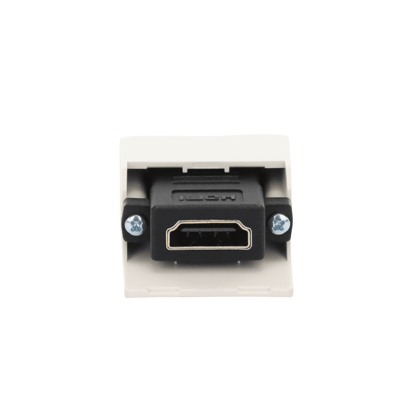 Módulo Acoplador HDMI 2.0, Hembra a Hembra Tipo-A, Categoría 2, Uso en 2 Puertos Mini-Com, Color Blanco Mate CMHDMIIW - PANDUIT