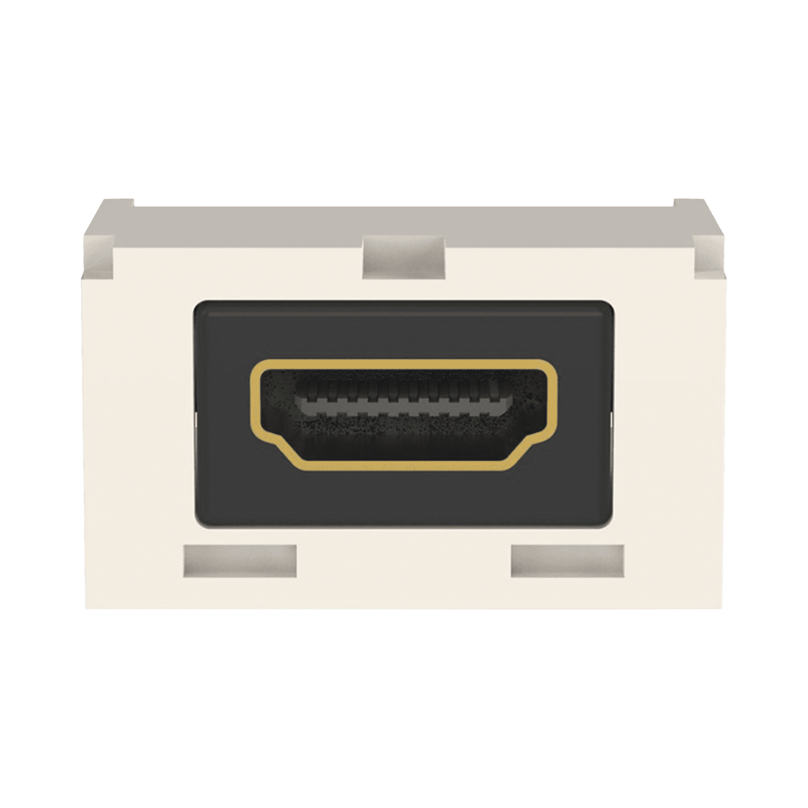Módulo Acoplador HDMI 2.0, Hembra a Hembra Tipo-A, Categoría 2, Uso en 2 Puertos Mini-Com, Color Blanco Mate CMHDMIIW - PANDUIT