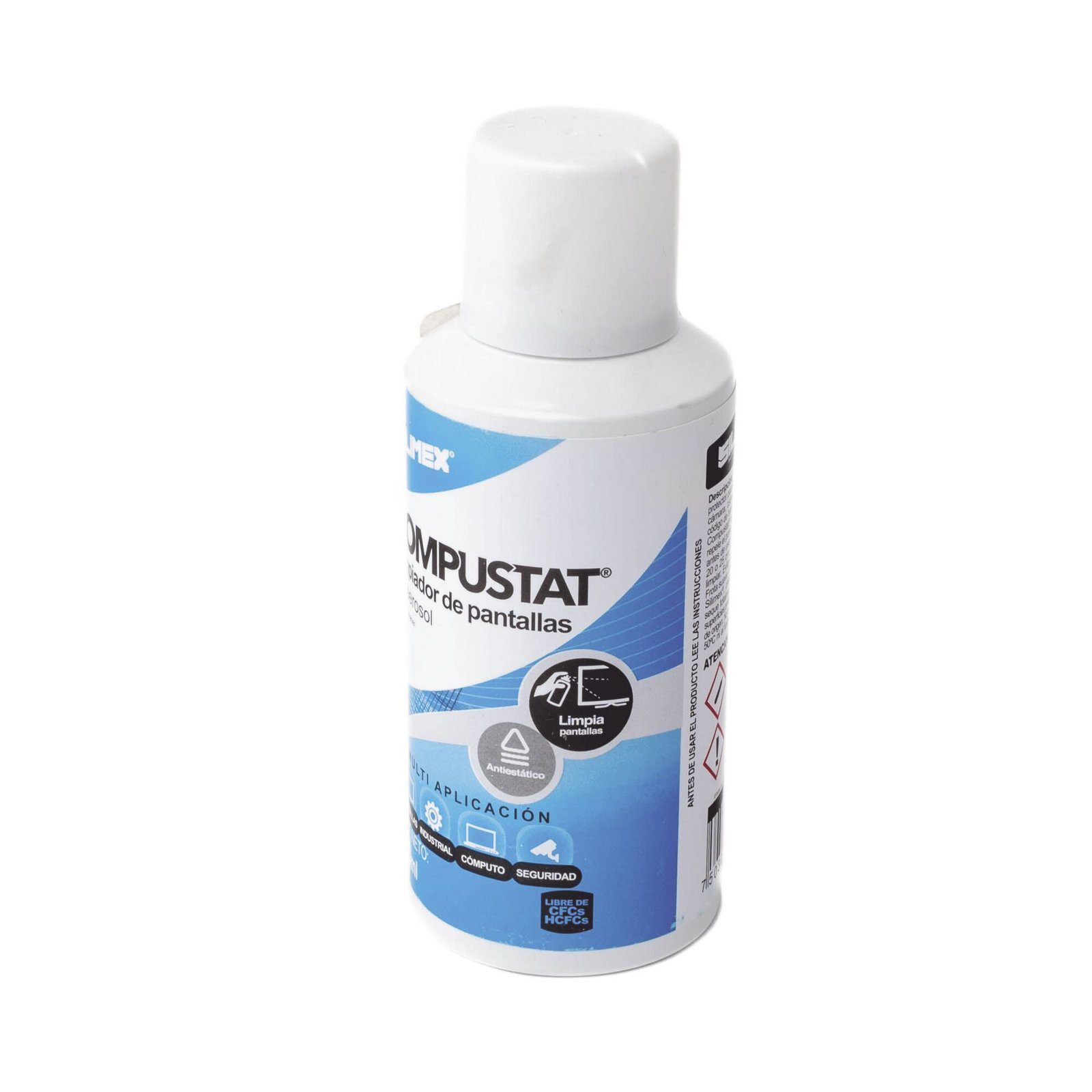 Limpiador de pantallas y cámaras, protector anti-estático en aerosol, con protección contra rayos UV, repelente de polvo, 170 ml COMPUSTAT - SILIMEX