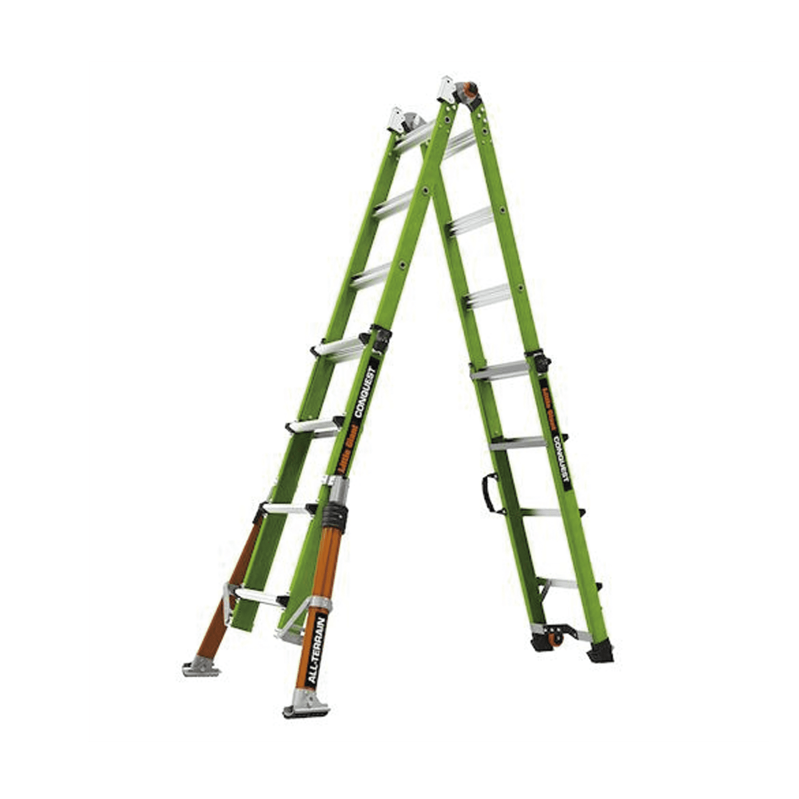 Escalera Multi-Posiciones de 6.7 m (22′) para Suelos Inclinados o con Desniveles. CONQUEST2.0 - Little Giant Ladder Systems
