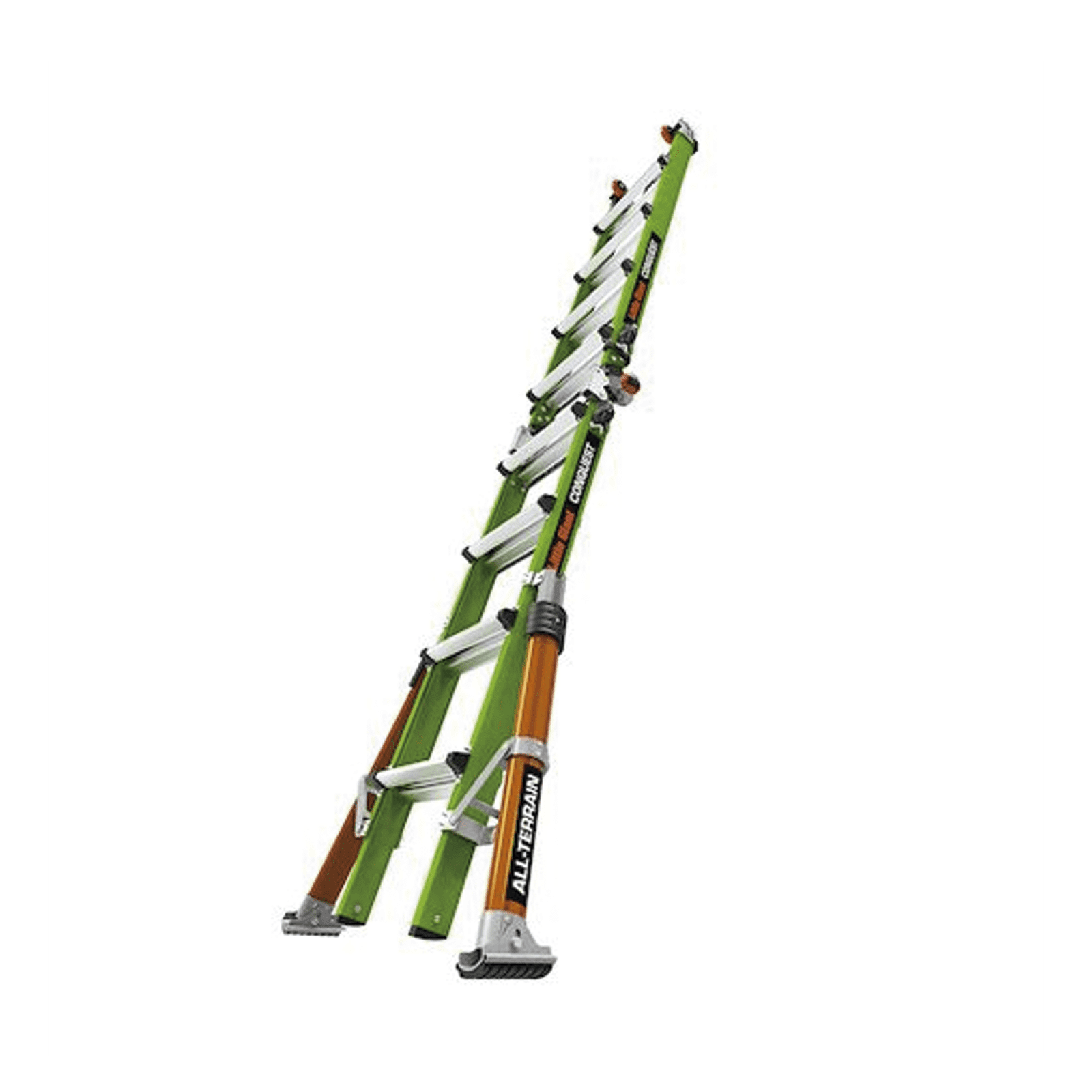 Escalera Multi-Posiciones de 6.7 m (22′) para Suelos Inclinados o con Desniveles. CONQUEST2.0 - Little Giant Ladder Systems