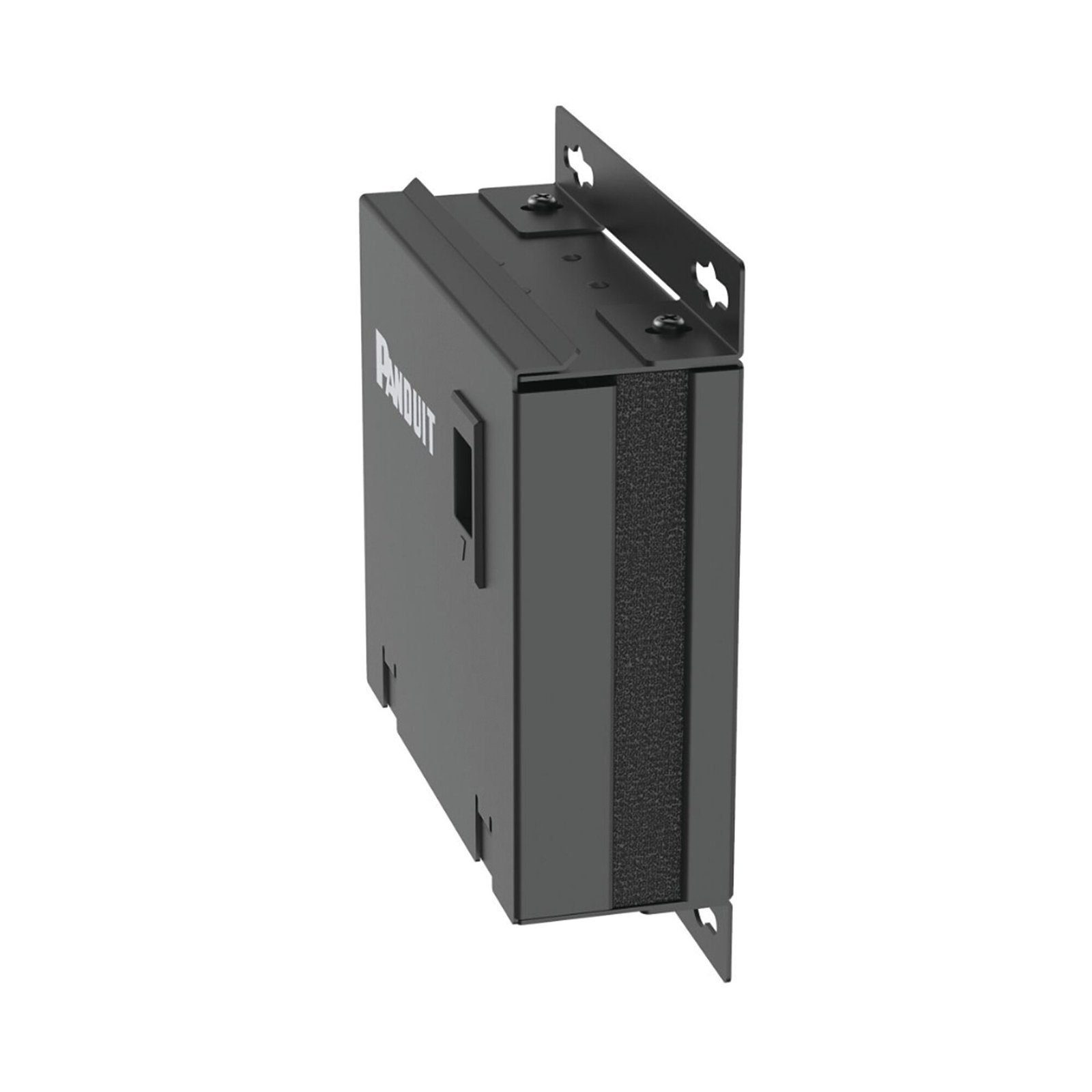 Punto de Consolidación de 6 Puertos Mini-Com, Instalación en Piso, Pared o Techo, Fabricado en Acero, Color Negro CPB6BL - PANDUIT