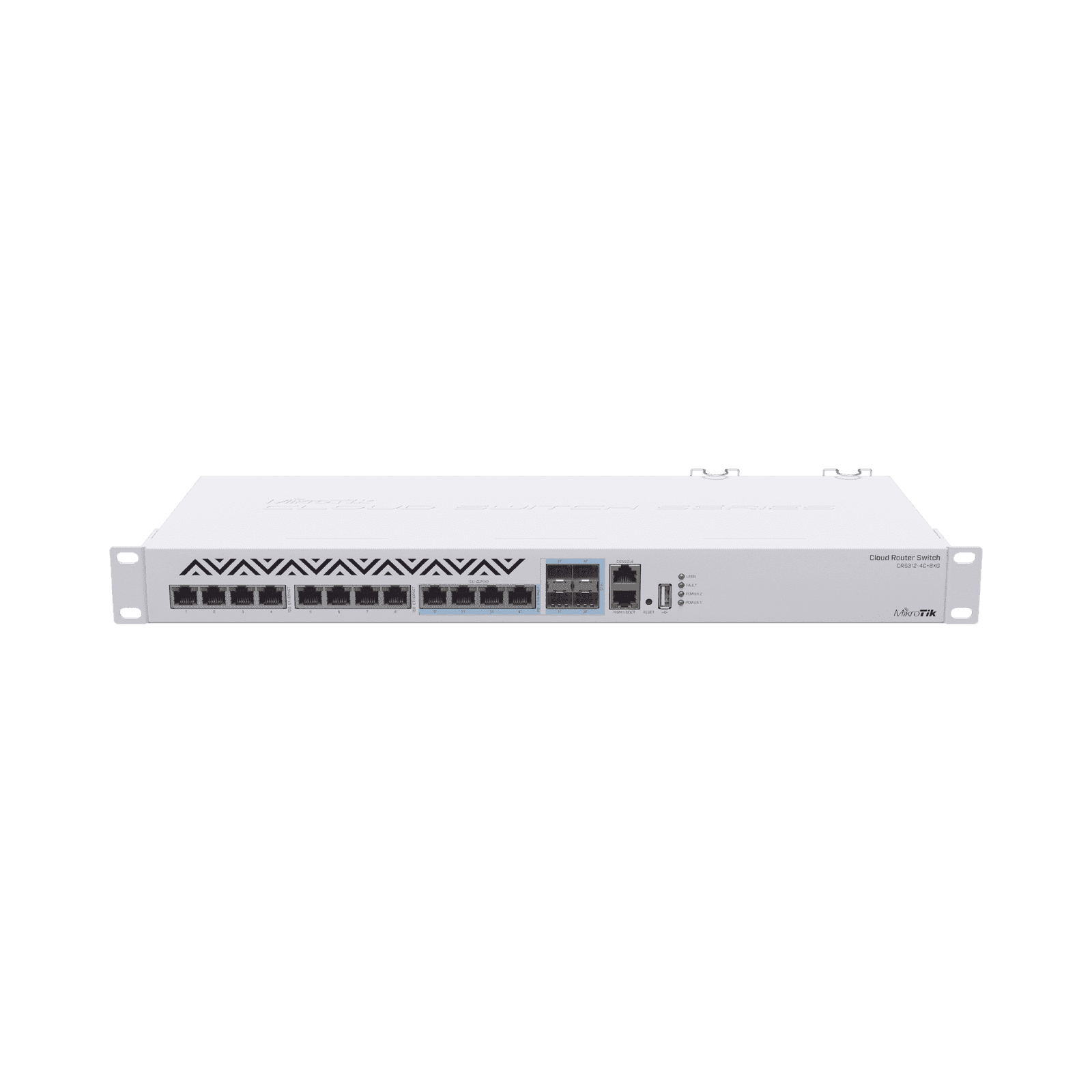 (CRS312-4C+8XG-RM) Cloud Router Switch 8 Puertos 10G RJ45, 4 compartidos RJ45/SFP+ CRS312-4C+8XG-RM - MIKROTIK