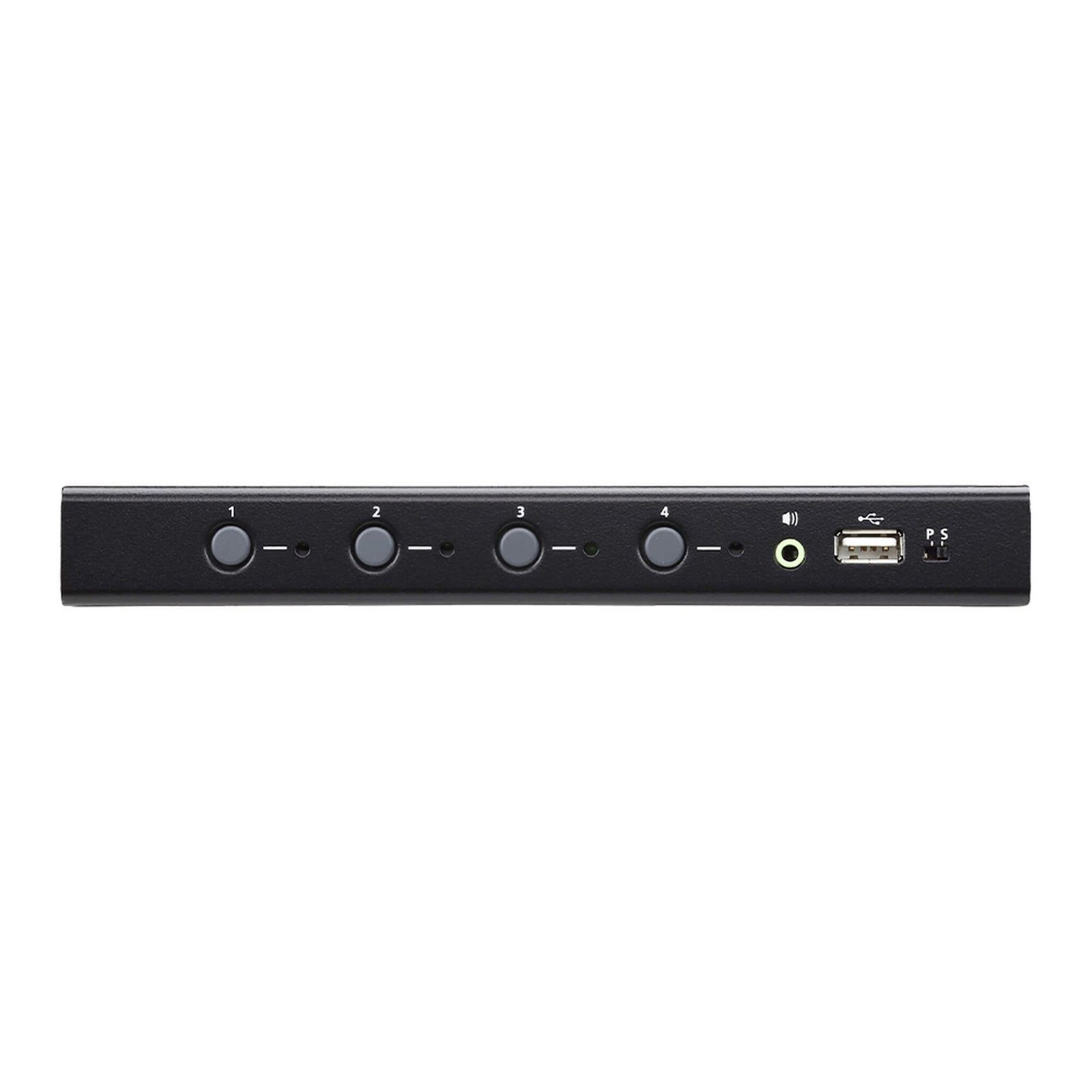Switch KM USB| 4 Puertos | Boundless Switching | RS232 CS724KM - ATEN