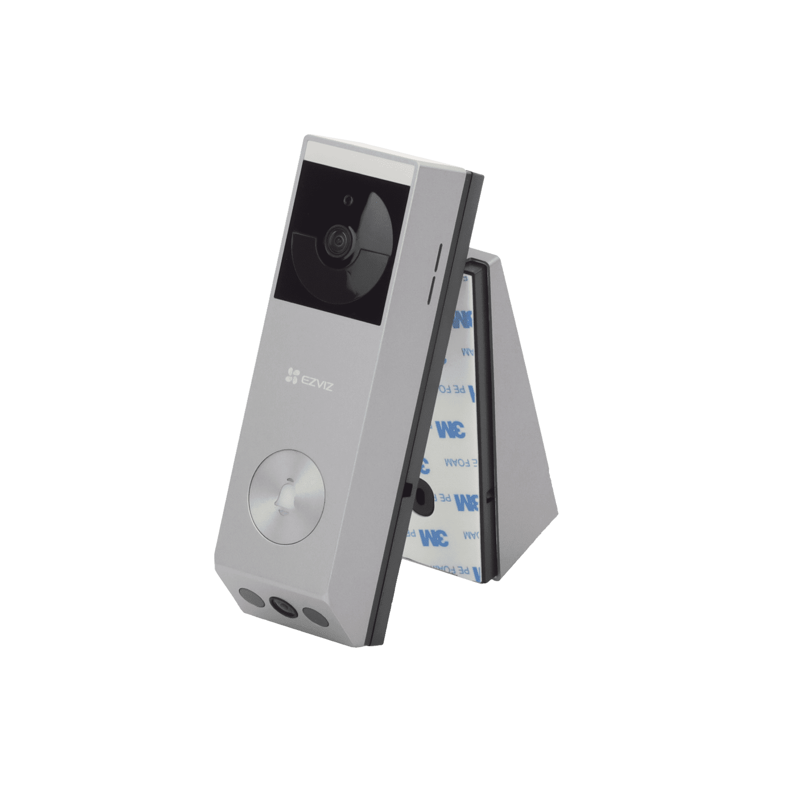 Doorbell de Batería Recargable con Transformador de 5Vcc o Panel Solar (Incluye Panel) / 3 megapíxel / Doble Lente / Protección IP65 / Audio de Dos Vías CS-EP3X - EZVIZ
