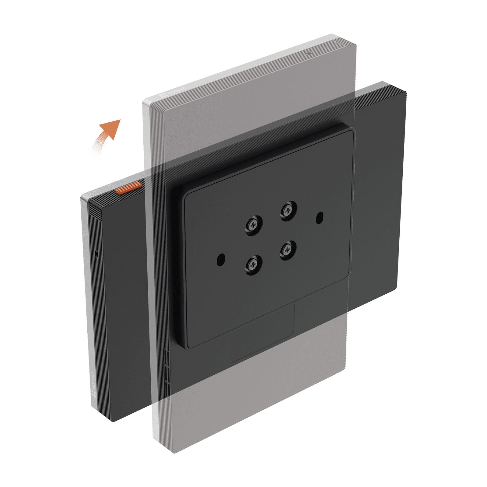 Pantalla Inalámbrica / Con Batería Recargable 4600mAh / Wi-Fi / Ideal Para Escritorio o Pared  / Vista en Vivo de Cámaras EZVIZ / Compatible con Videoportero CS-HP7  para ver Cámara y Apertura Remota  / Audio de Dos Vías CS-SD7 - EZVIZ