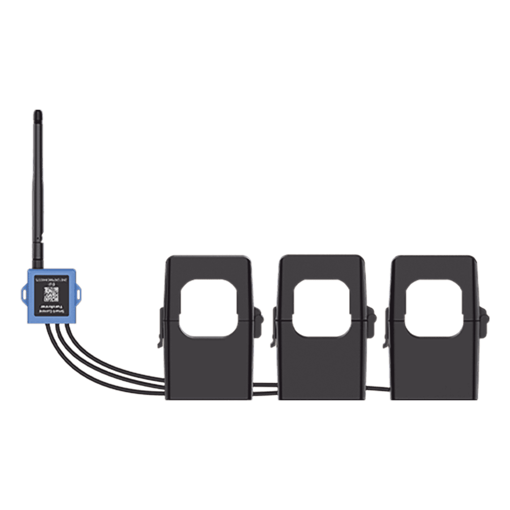 Medidor de corriente LoRaWAN para tres fases hasta 500 ampers CT305915M