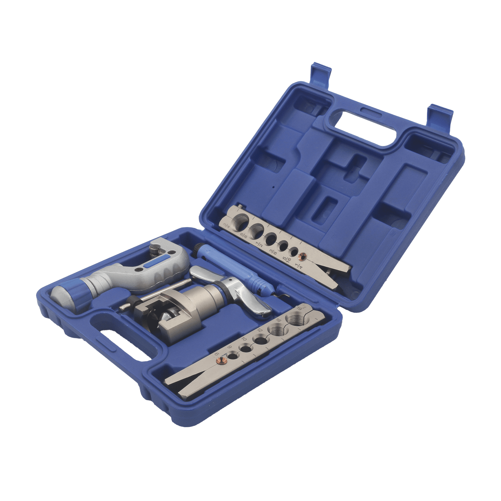 Kit de herramienta de abocardado / para aires acondicionados / para diámetros de 1/4″ 5/16″ 3/8″ 1/2″ 5/8″ Y 3/4″ CT-809 - EPCOM POWERLINE