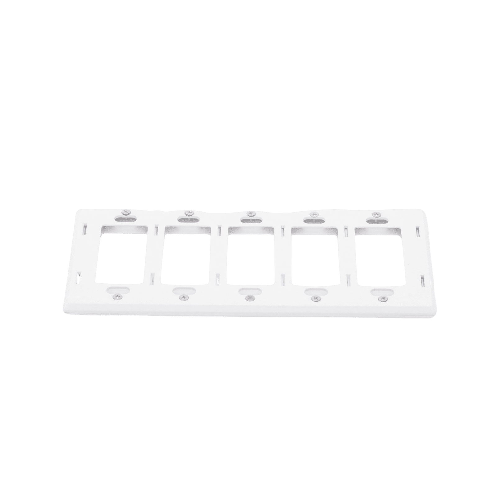 Placa de pared 5 espacios, para atenuador (dimmer), switch ó control remoto PICO inalámbrico CW5WH - LUTRON ELECTRONICS