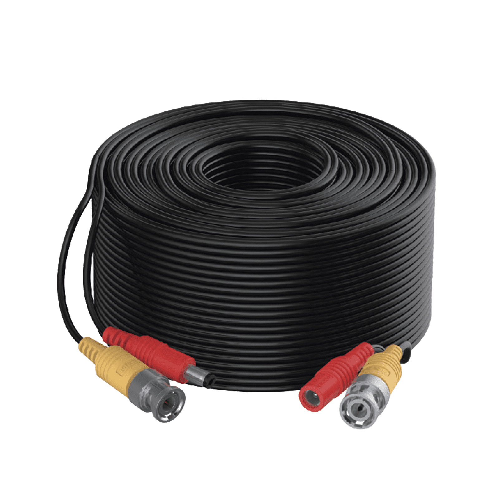 Cable Coaxial Siames (Mini RG59) + Alimentación / 10 Metros de Distancia / CCA / Soporta 1080p (2 Megapixel) hasta 4K (8 Megapixel)  / Uso Interior y Exterior DS-1LH1S2C-10 - HIKVISION