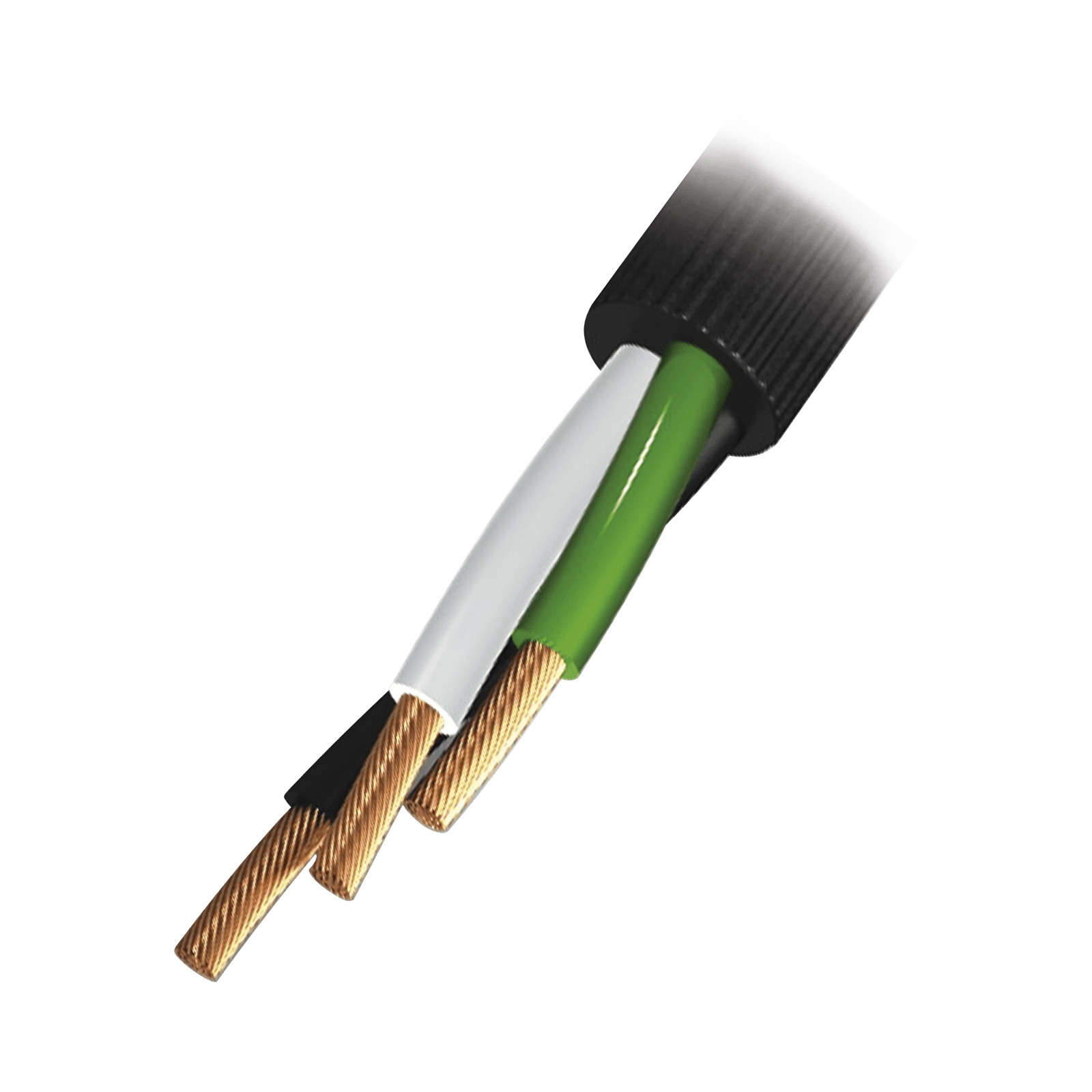 Cable Eléctrico de Uso Rudo 3 Hilos Calibre 12 AWG, Hasta 600 V. Rollo de 100 m. RQ38/100M - INDIANA