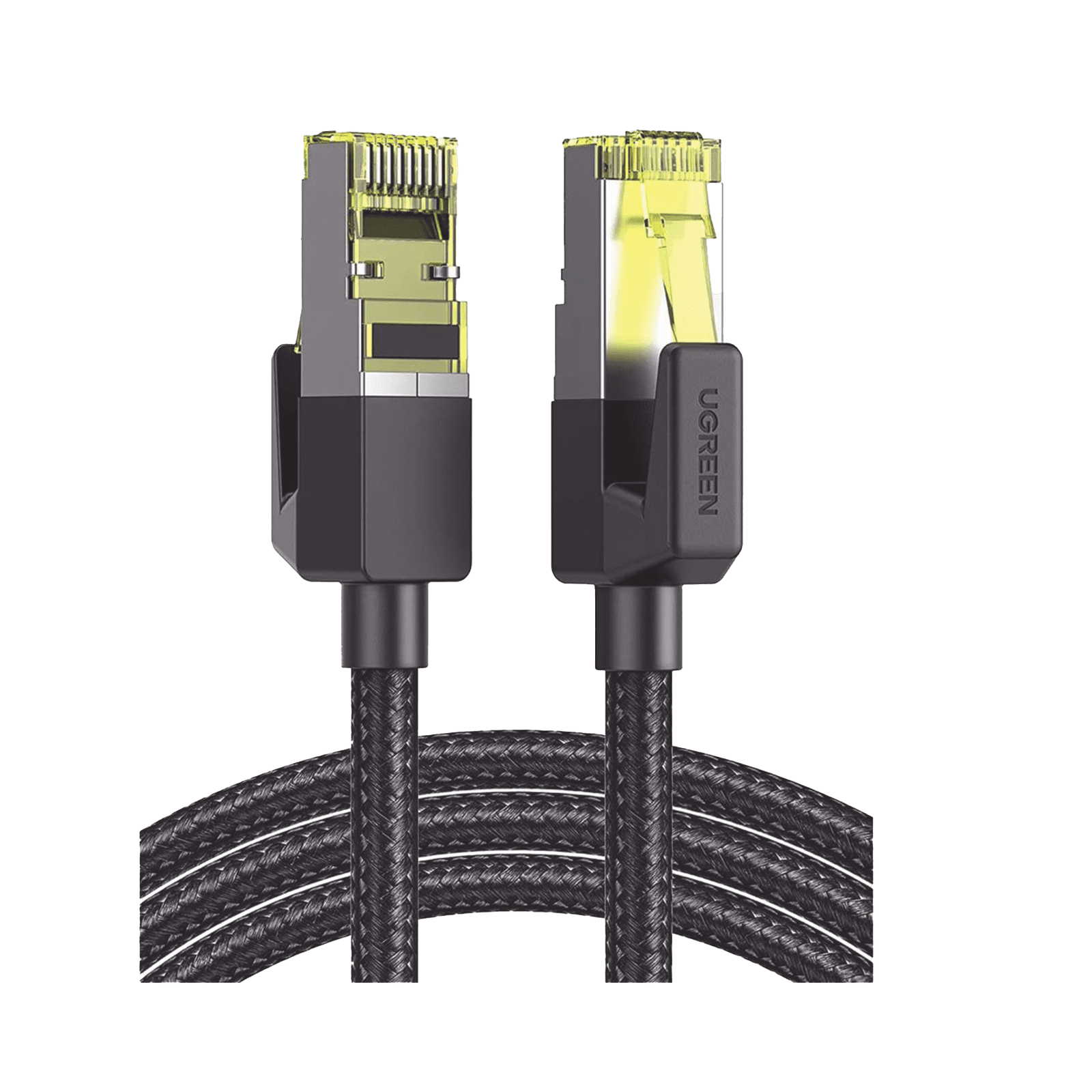 Cable Ethernet Cat7 CLASSâ? F/FTP Redondo con Malla de Nylon 1 Metro 80421 - UGREEN