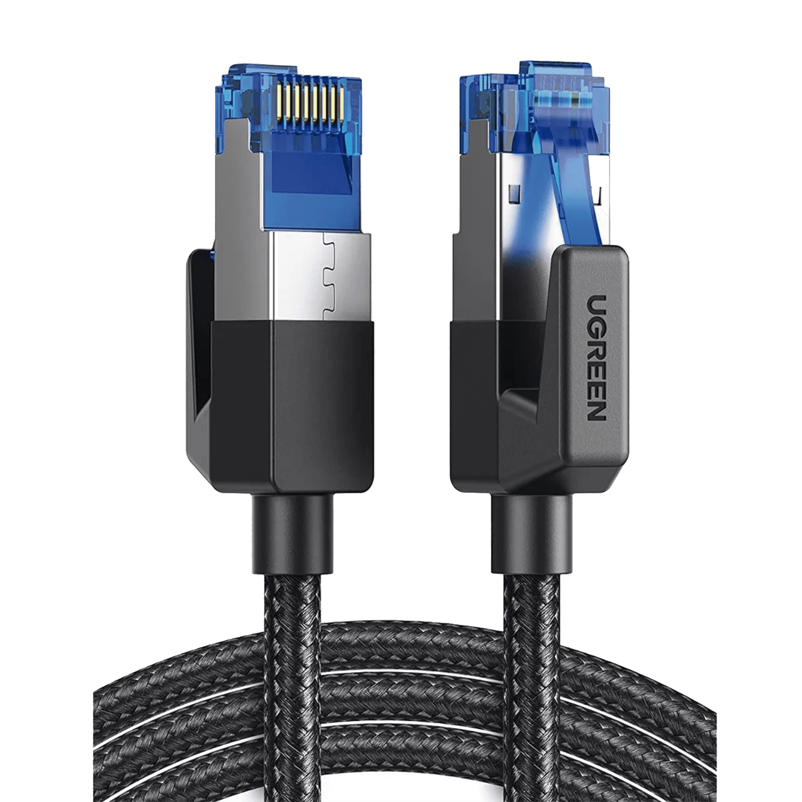 Cable Ethernet Cat8 CLASSâ? F/FTP Redondo con Malla de Nylon 5 Metros 80433 - UGREEN