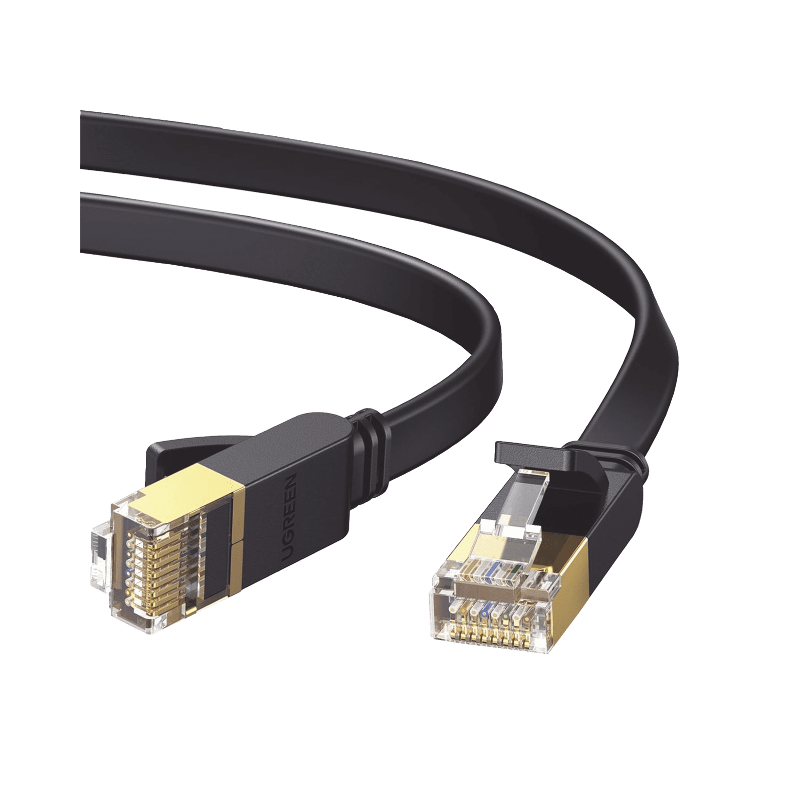 Cable Ethernet Plano Cat7 U/FTP 10 Gigabit 600MHz 1m 11260 - UGREEN