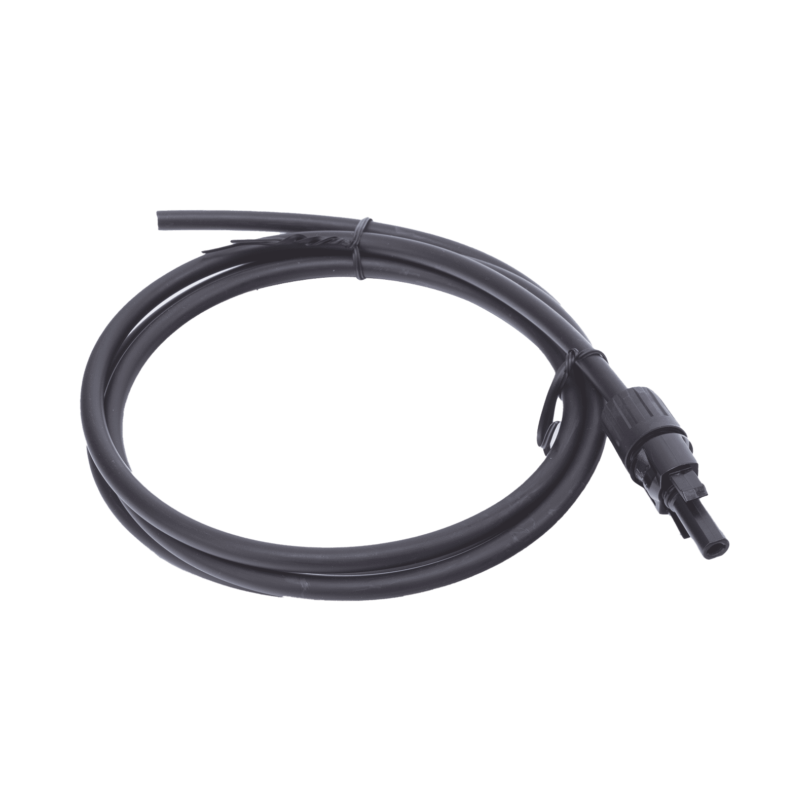 Cable Fotovoltaico 1.5 m, Negro, Calibre 10 AWG con Terminal MC4-H en un Extremo CBL-MC4-1.5BLK - EPCOM POWERLINE