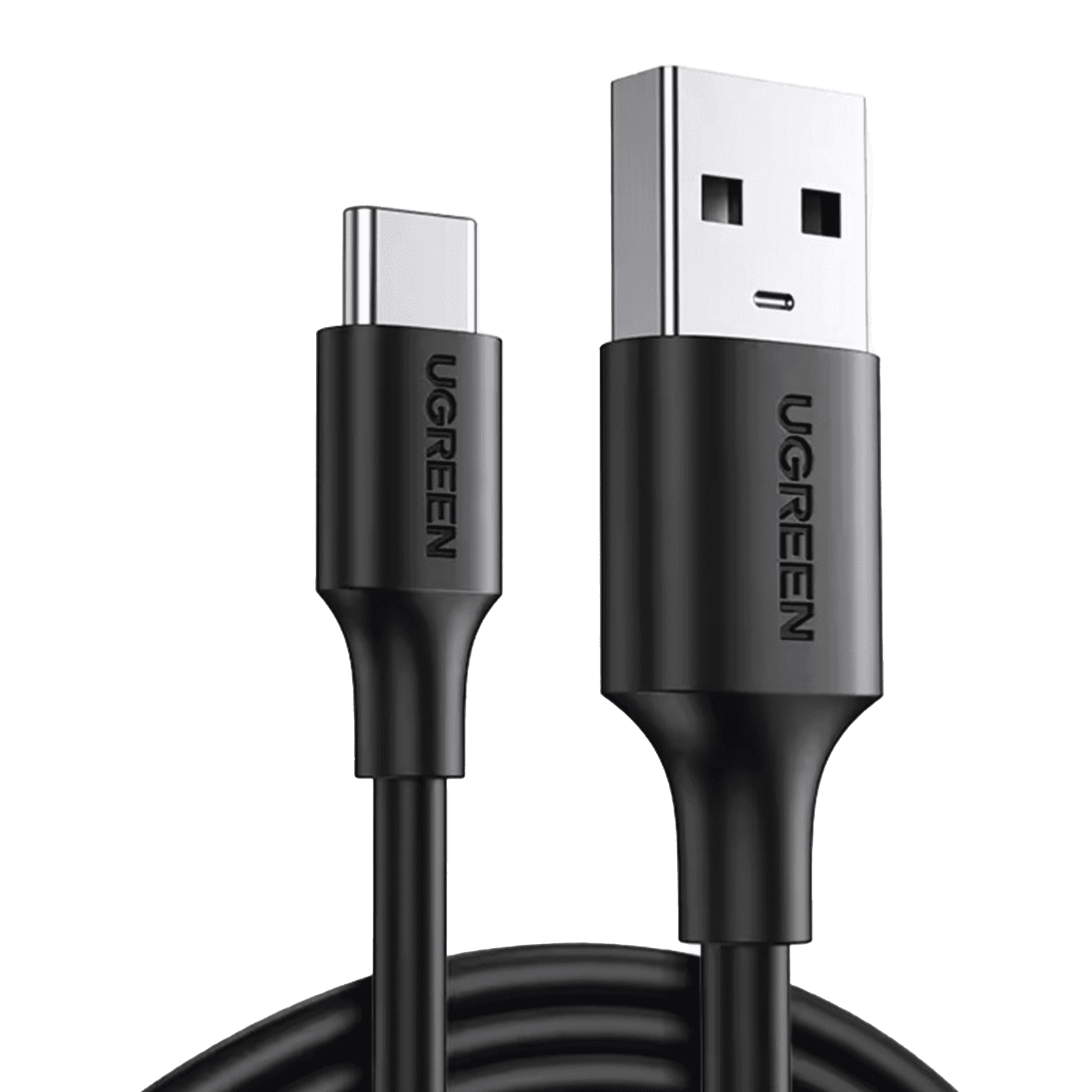 Cable USB-A a USB-C | 1 Metro | Carga y Sincronización de Datos | Carga Rápida 60W | Datos 5 Gbps | QC 3.0/2.0 | FPC | AFC | Protección Integrada | Duradero y Flexible| Caja ABS | Cubierta de TPE | Color Negro. 20882 - UGREEN