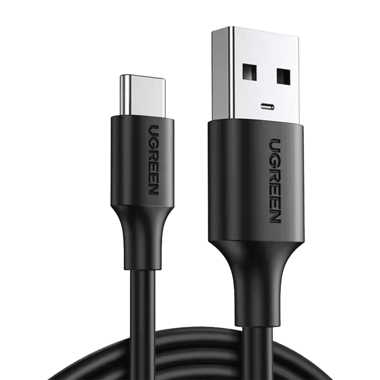 Cable USB-A a USB-C | 2 Metros | Carga y Sincronización de Datos | Carga Rápida 60W | Datos 5 Gbps | QC 3.0/2.0 | FPC | AFC | Protección Integrada | Duradero y Flexible| Caja ABS | Cubierta de TPE | Color Negro. 20884 - UGREEN