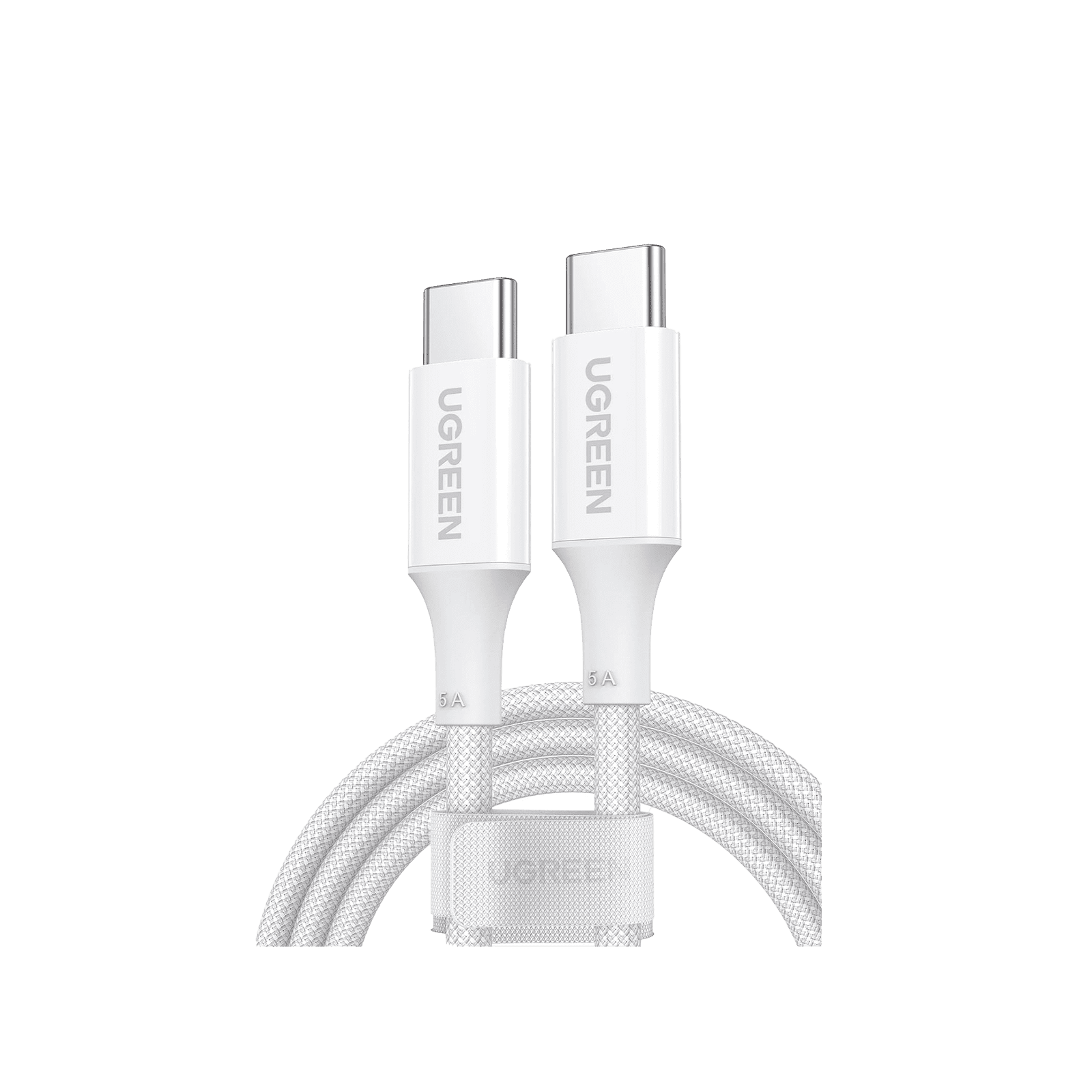Cable USB-C a USB-C | 2 Metros | Potencia de Carga 100W | 20V 5A | PD3.0 | QC4.0/3.0/2.0 | FPC | AFC | 480 Mbps | Chip E-Market | Compatible con IPhone 15 | Carcasa de Aluminio | Nylon Trenzado. 15269 - UGREEN