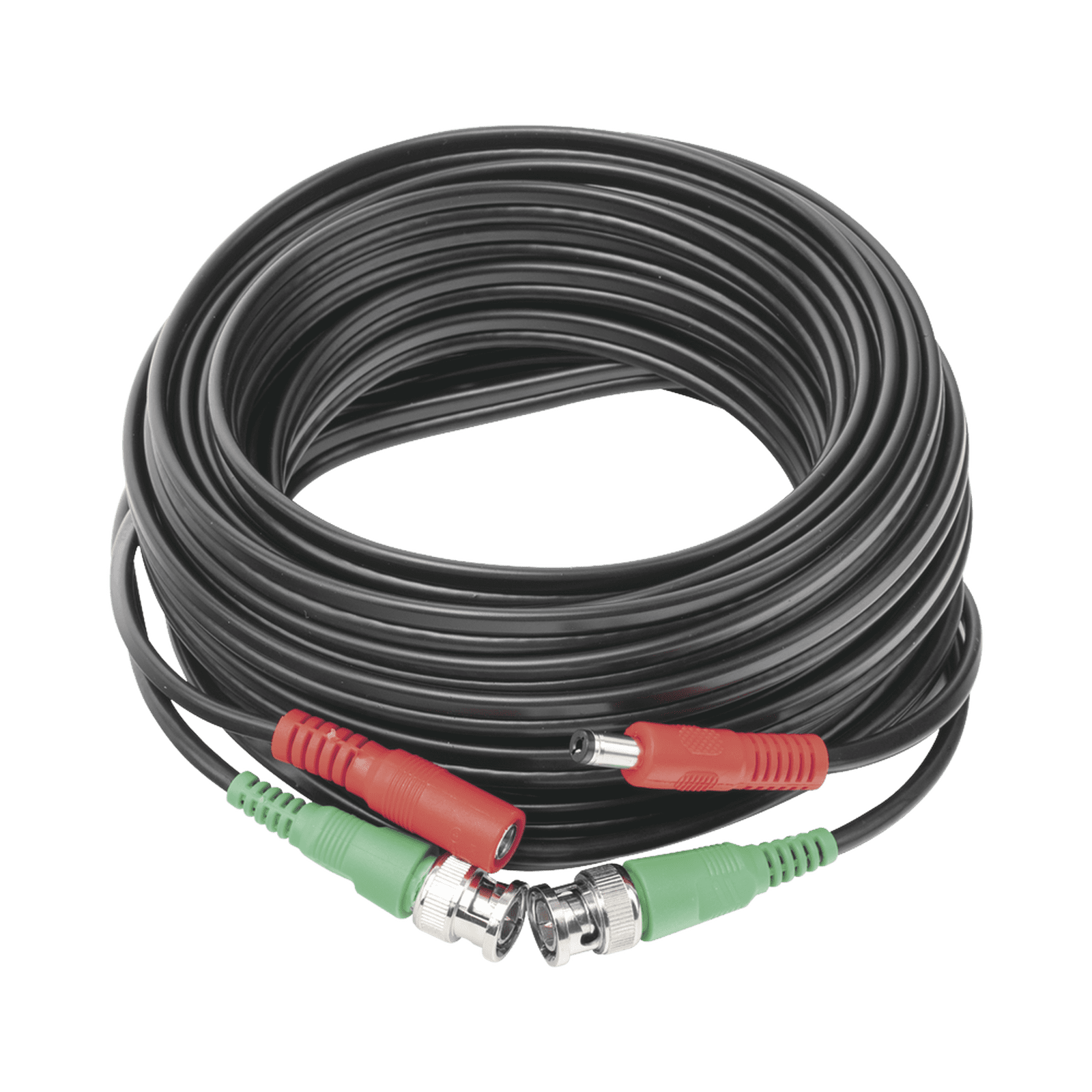 Cable coaxial ( BNC RG59 ) + Alimentación / SIAMÉS / 10 Metros / Aleación Cobre + Aluminio CCA / Para Cámaras 4K  / Uso interior y exterior DIY-10M-4K - EPCOM POWERLINE