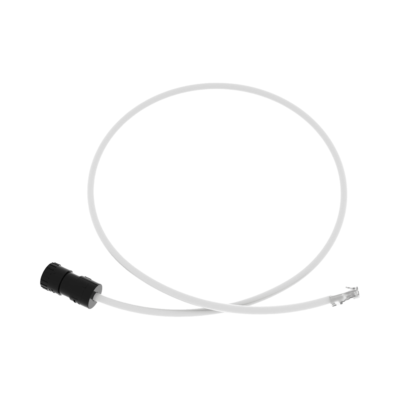 Cable de Conexión en Campo Jack a Plug RJ45, Categoría 6A, CMP (Plenum), 1 Metro, Color Blanco FC-ICCP1MWH - PANDUIT