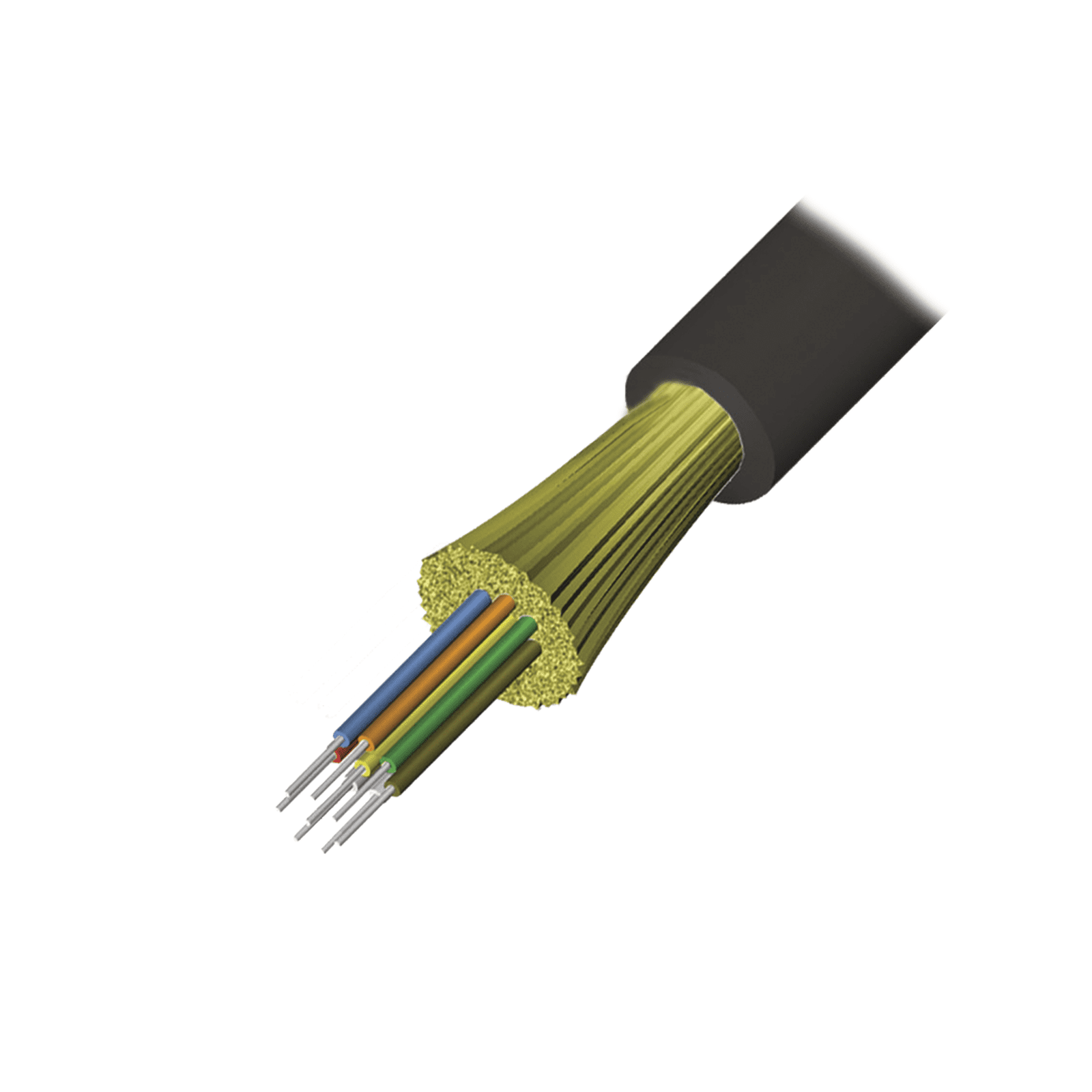 Cable de Fibra Óptica de 12 hilos, Interior/Exterior, Tight Buffer, No Conductiva (Dielectrica), Riser, Multimodo OM3 50/125 optimizada, 1 Metro 9GD5R012G-T301A - SIEMON