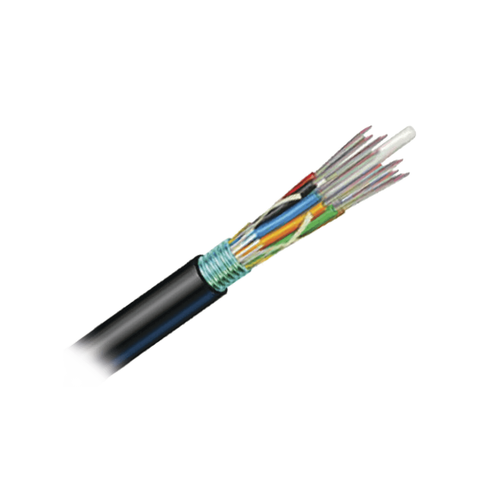 Cable de Fibra Óptica de 12 hilos, OSP (Planta Externa), No Armada, Gel, MDPE (Polietileno de media densidad), Monomodo OS2, 1 Metro 9PE8C012G-E201A - SIEMON